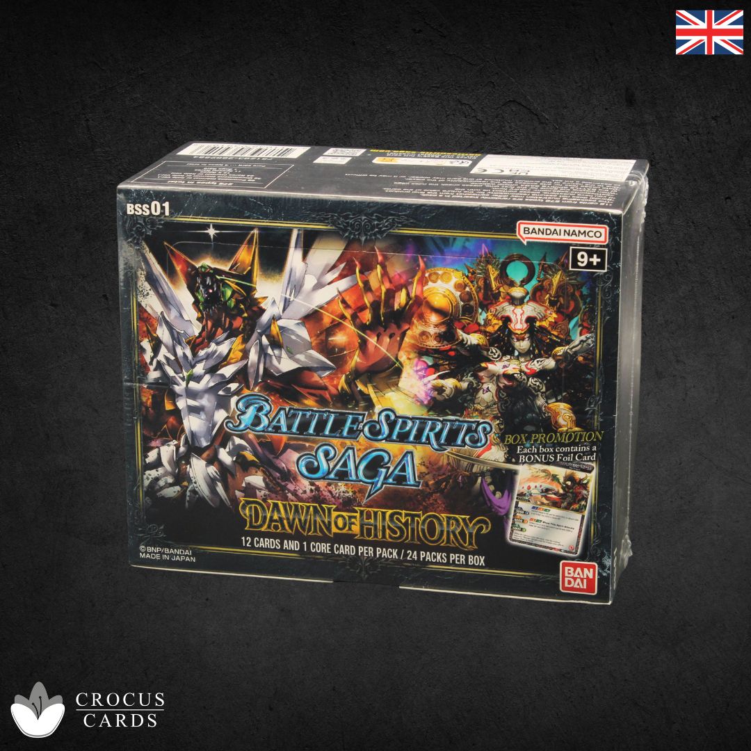 battle spirits saga dawn of history booster box Bandai Battle Spirits Saga Display BSS01