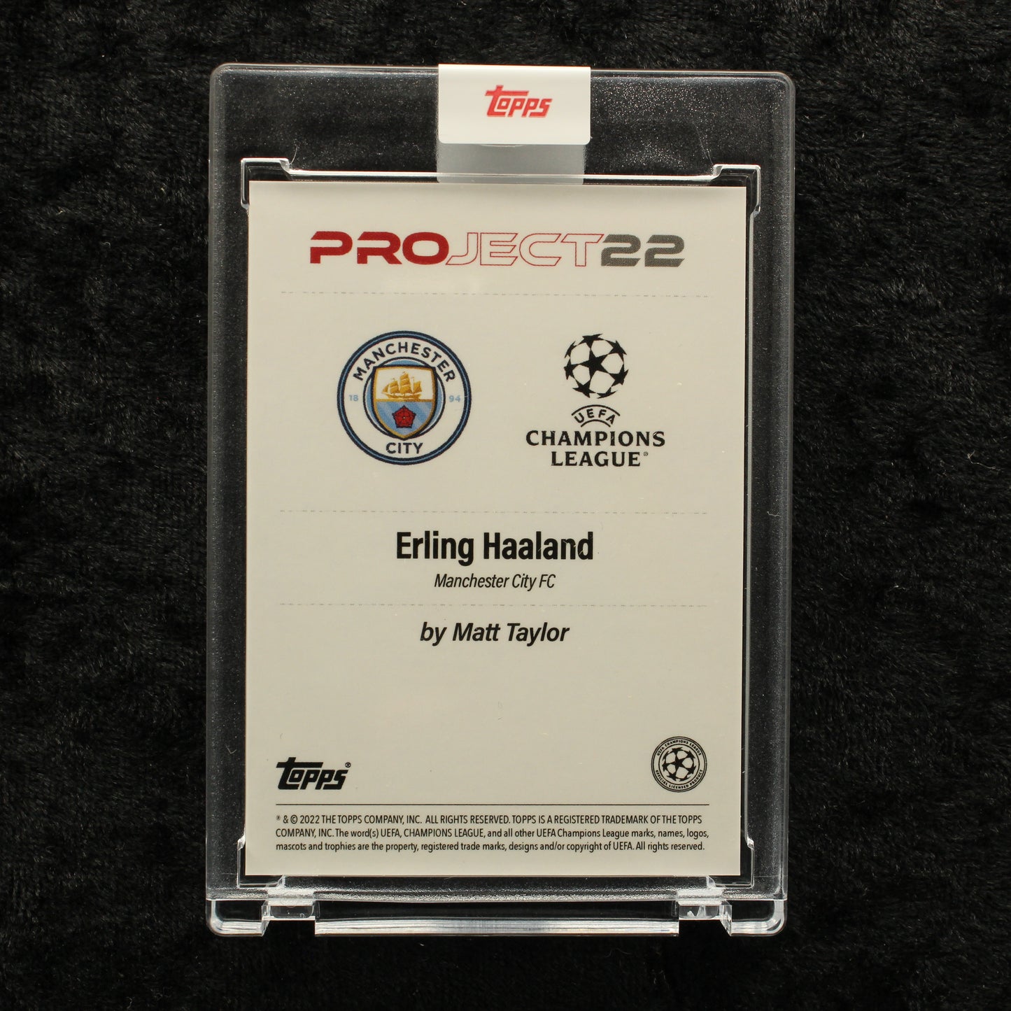 Topps Project 22 - Erling Haaland Manchester City FC by Matt Taylor