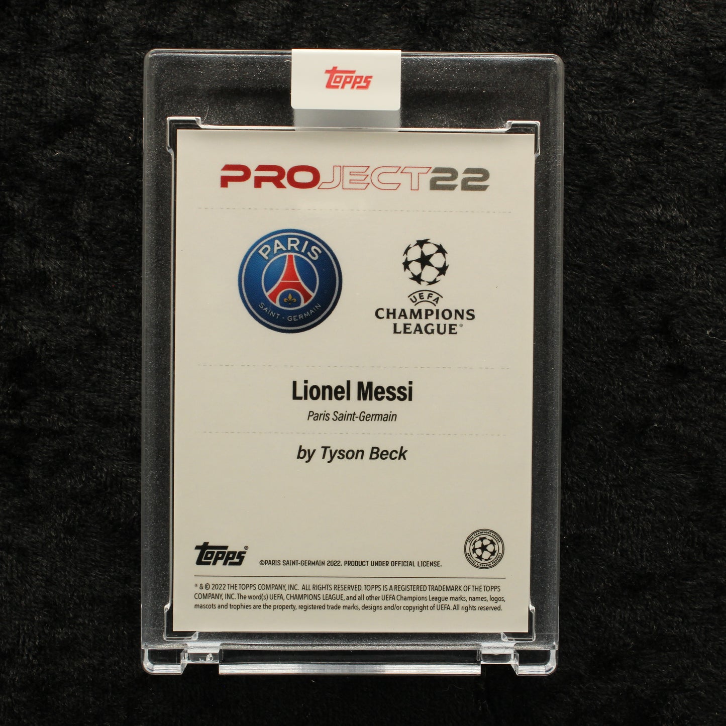 Topps Project 22 - Lionel Messi Paris Saint-Germain by Tyson Beck