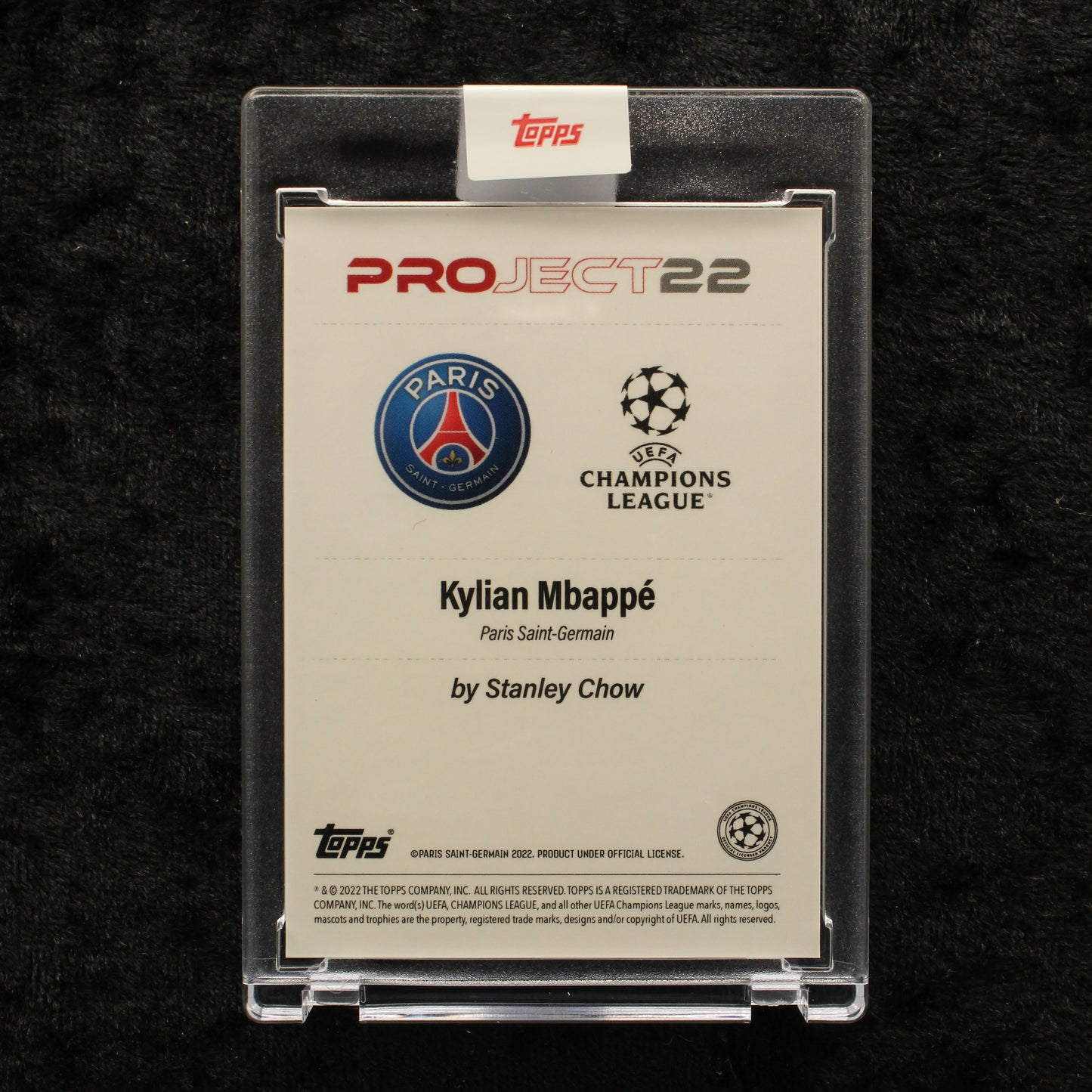 Topps Project 22 - Kylian Mbappé Paris Saint-Germain by Stanley Chow
