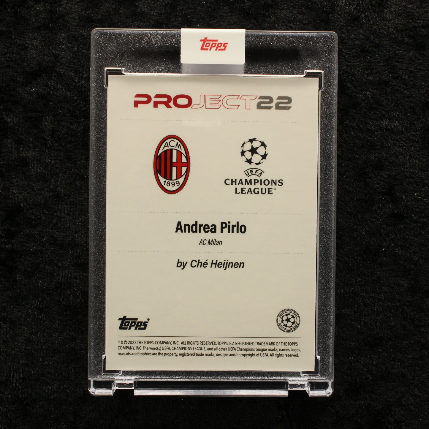 Topps Project 22 - Andrea Pirlo AC Milan by Ché Heijnen