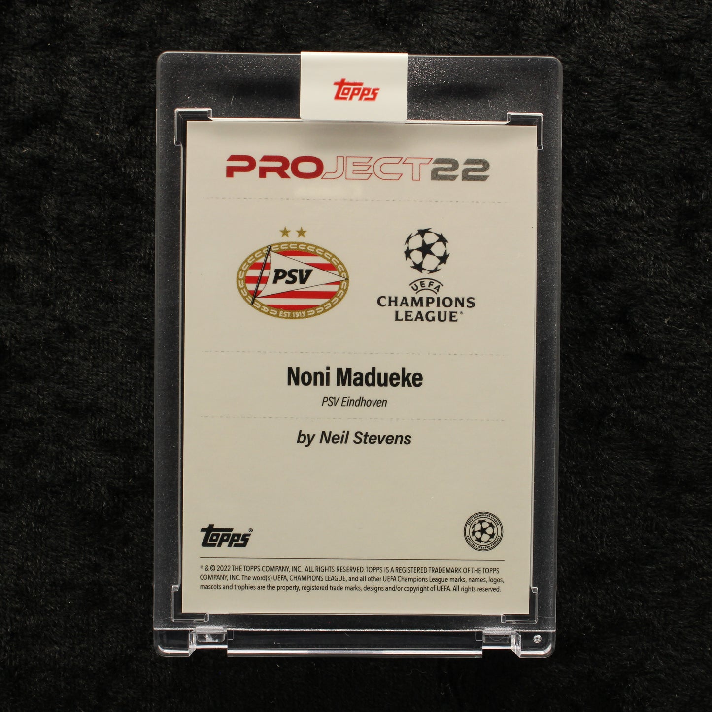 Topps Project 22 - Noni Madueke PSV Eindhoven by Neil Stevens