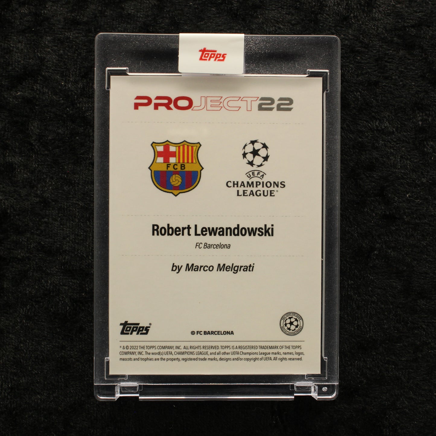Topps Project 22 - Robert Lewandowski FC Barcelona by Marco Melgrati
