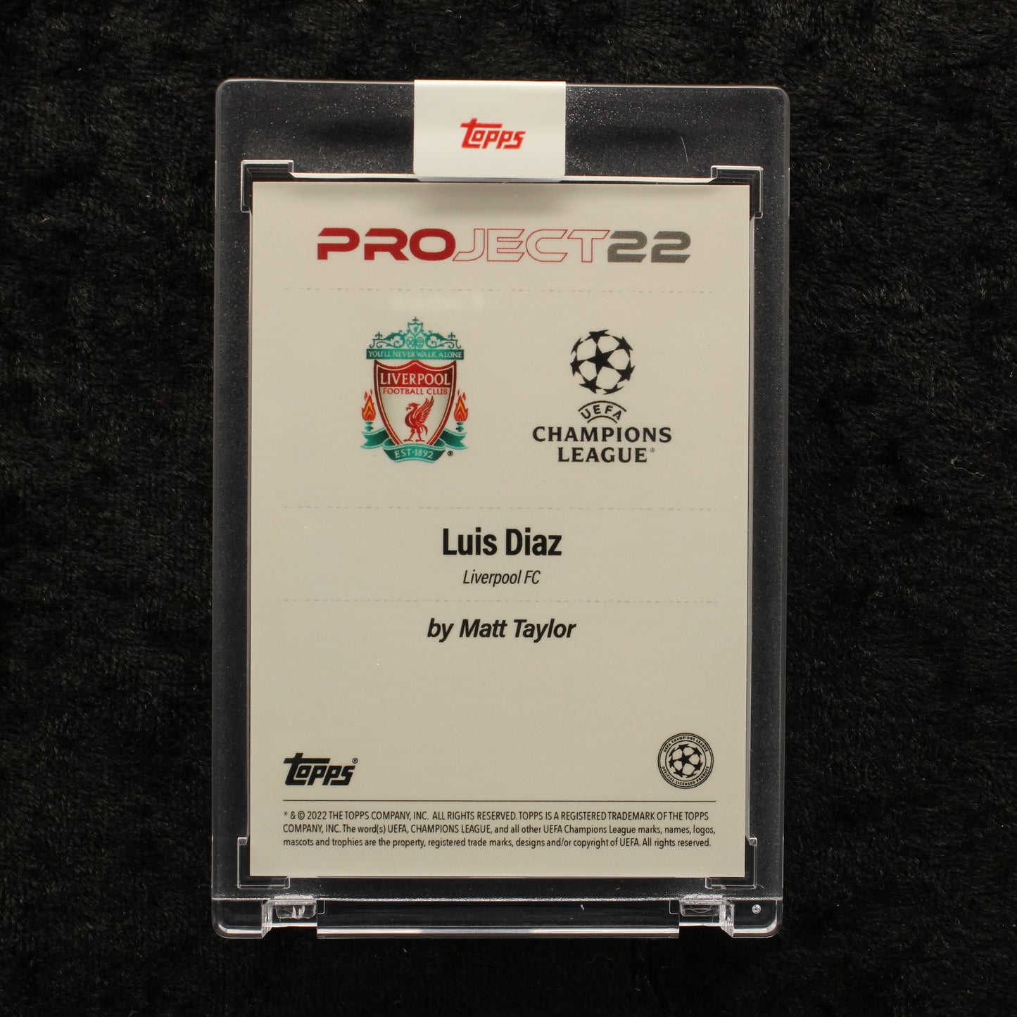 Topps Project 22 - Luis Diaz Liverpool FC by Matt Taylor