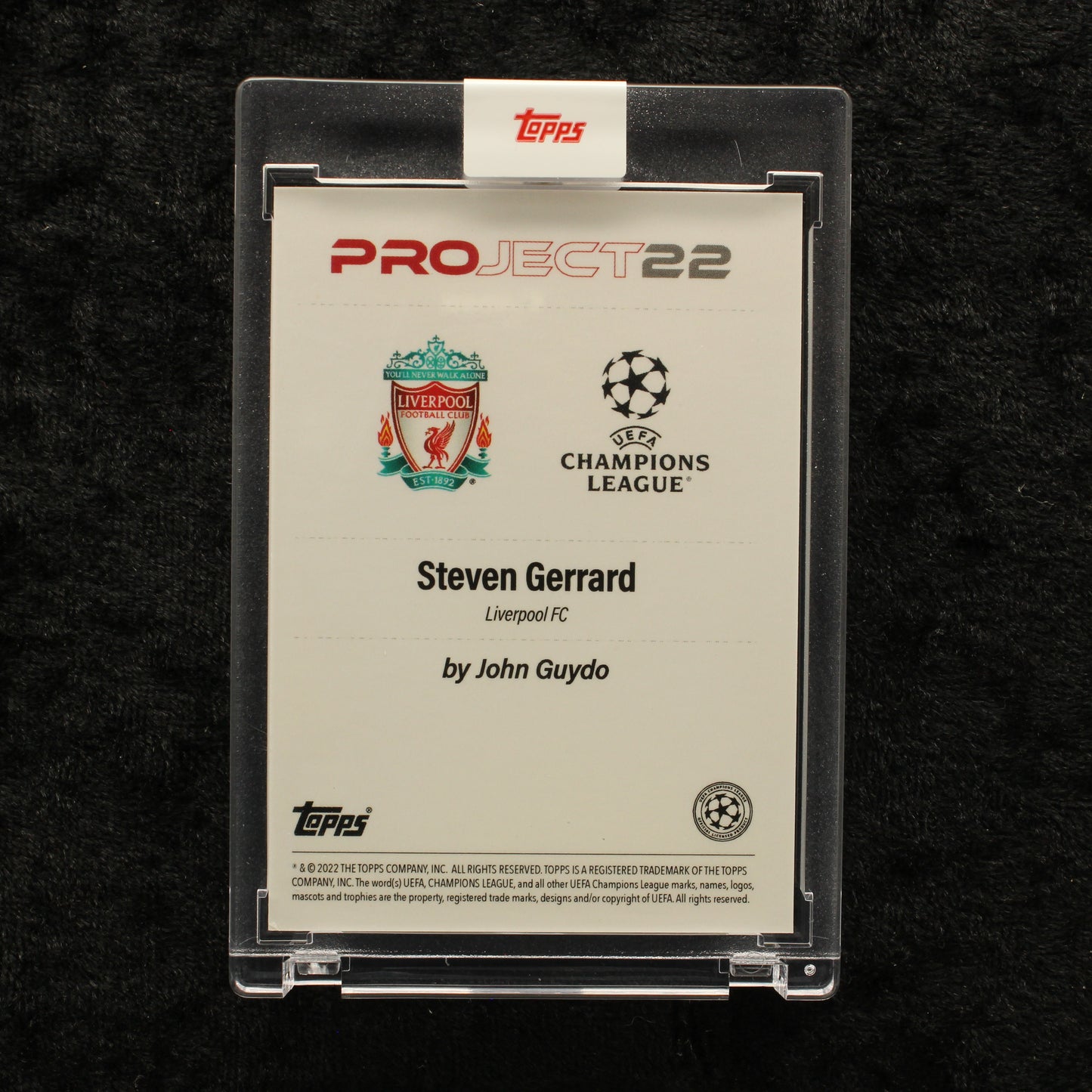 Topps Project 22 - Steven Gerrard Liverpool FC by John Guydo