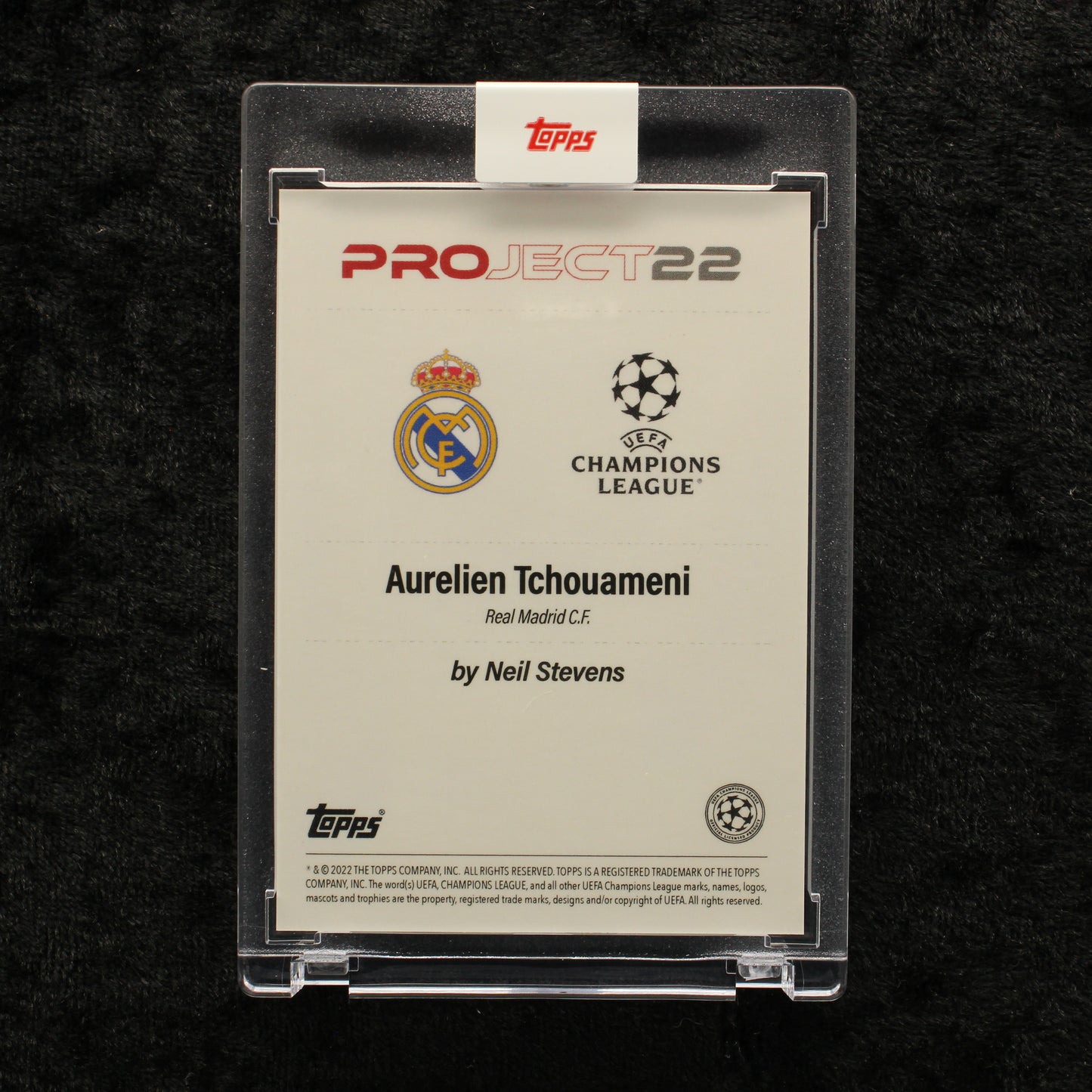 Topps Project 22 - Aurélien Tchouaméni Real Madrid C.F. by Neil Stevens
