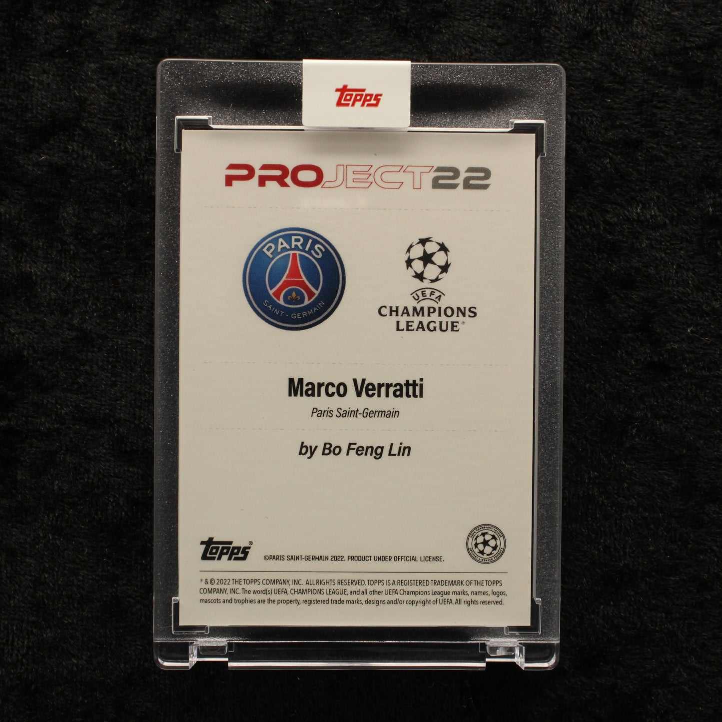 Topps Project 22 - Marco Verratti Paris Saint-Germain by Bo Feng Lin