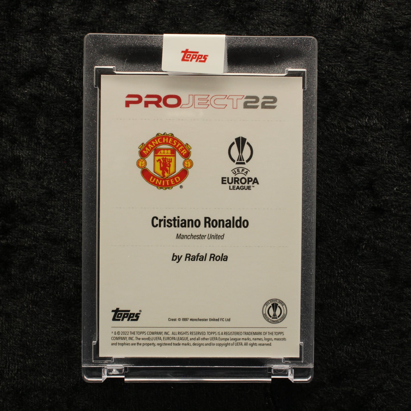 Topps Project 22 - Cristiano Ronaldo Manchester United by Rafal Rola