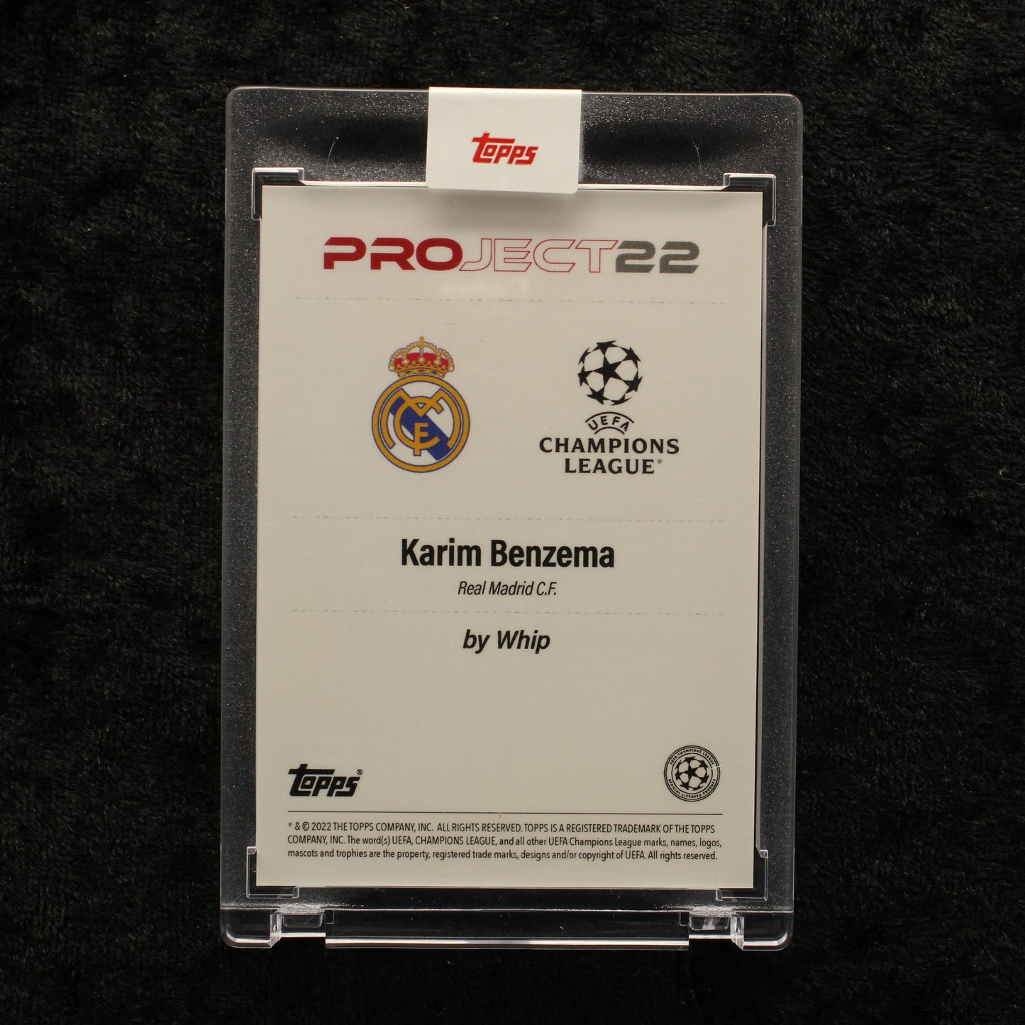 Topps Project 22 - Karim Benzema Real Madrid C.F. by Whip