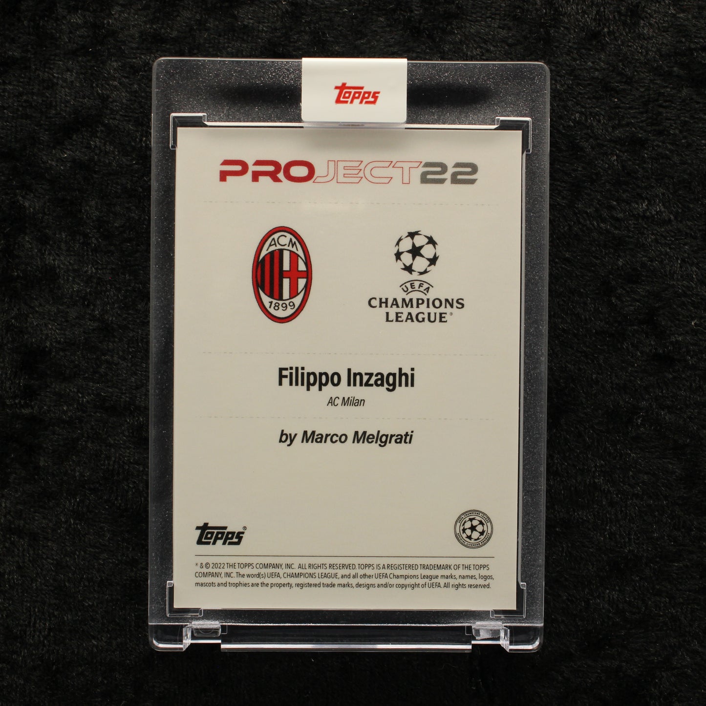Topps Project 22 - Filippo Inzaghi AC Milan by Marco Melgrati