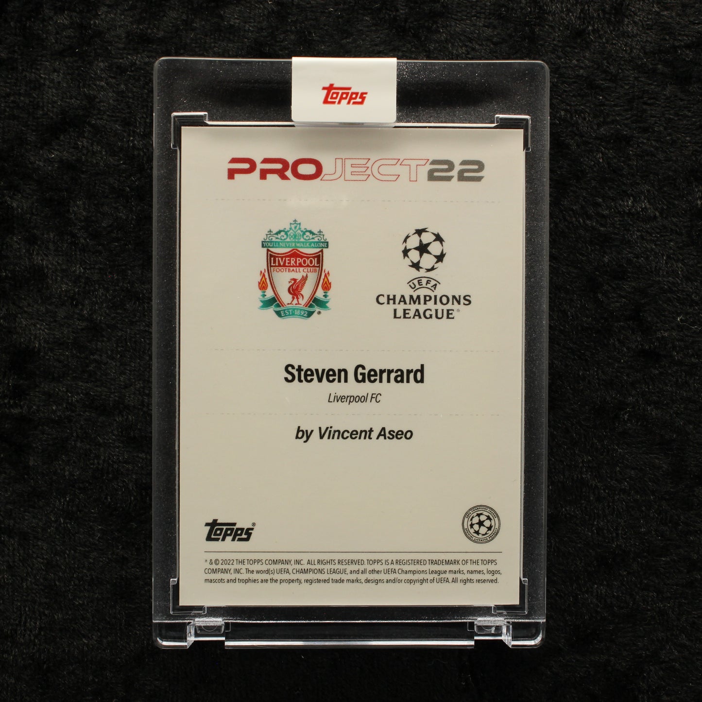 Topps Project 22 - Steven Gerrard Liverpool FC by Vincent Aseo