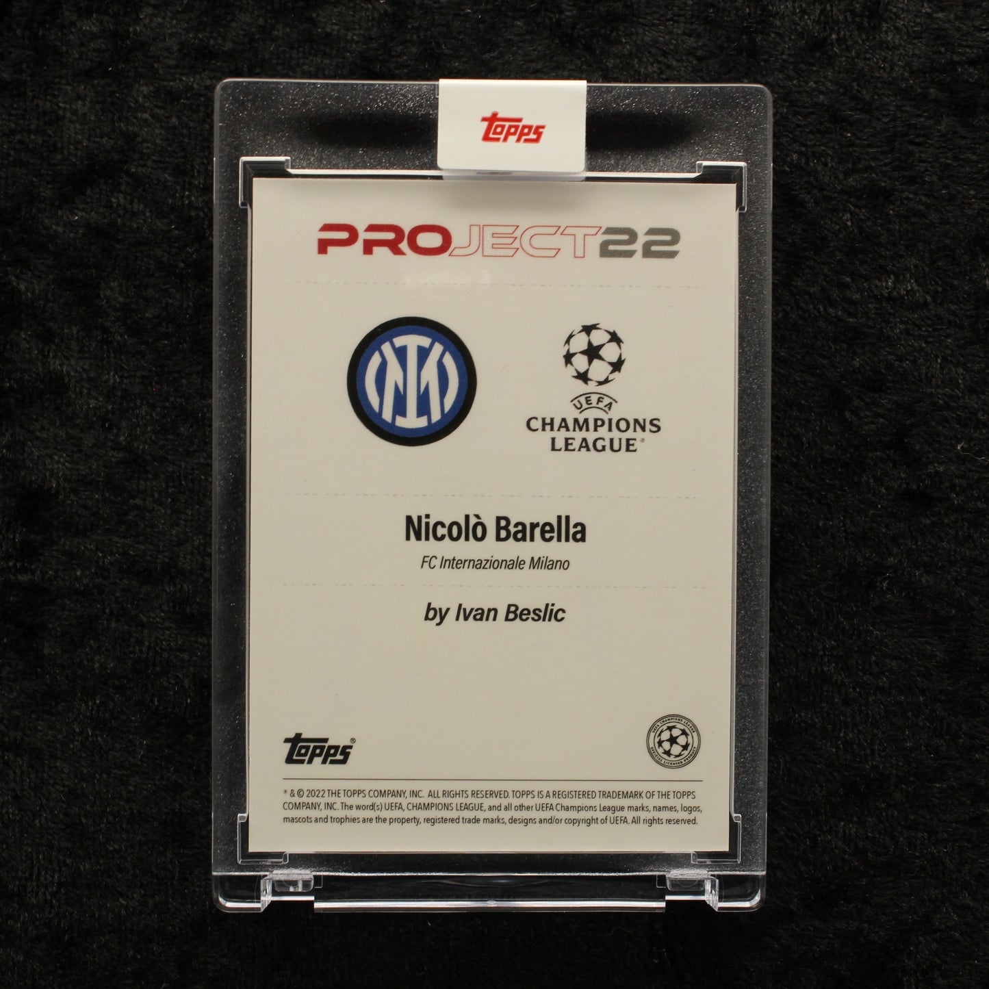 Topps Project 22 - Nicolò Barella FC Internazionale Milano by Ivan Beslic