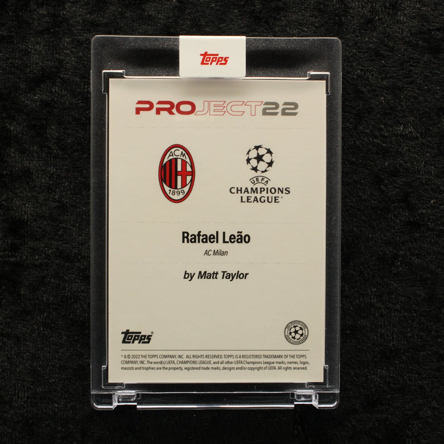 Topps Project 22 - Rafael Leao AC Milan by Matt Taylor