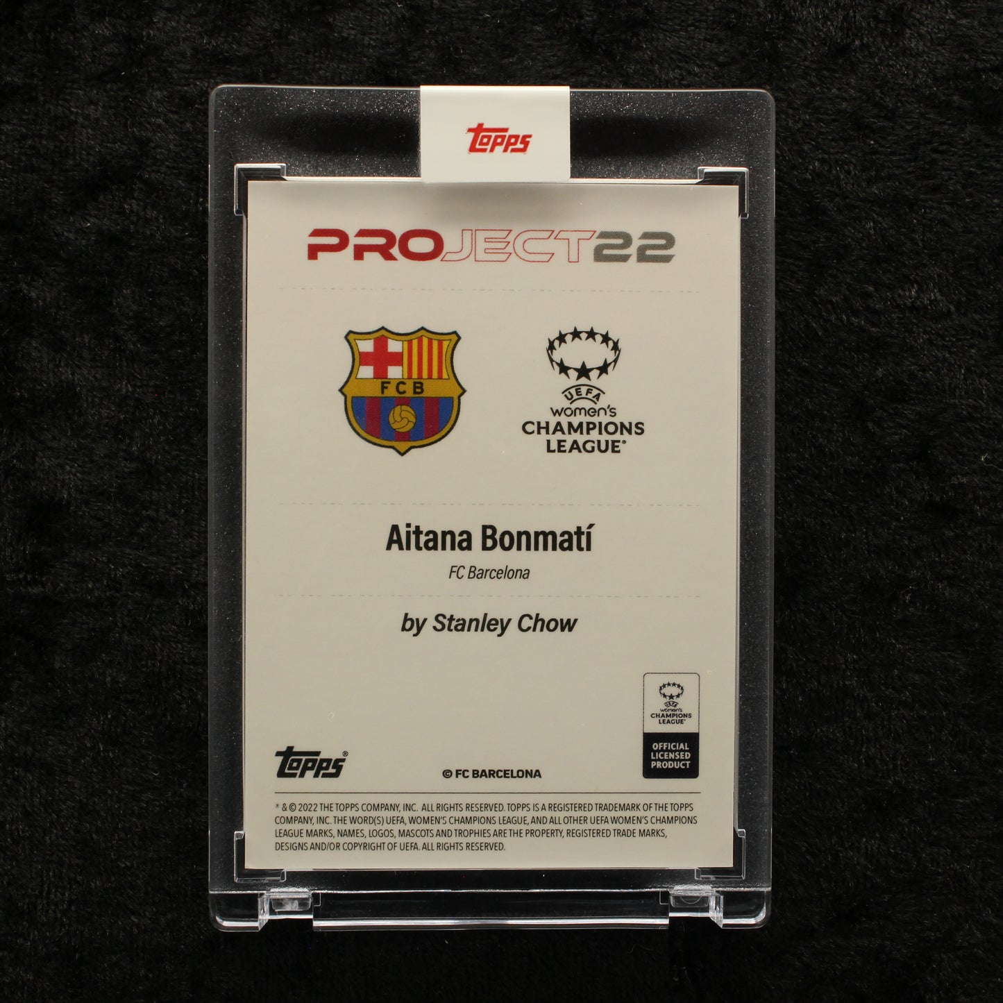 Topps Project 22 - Aitana Bonmati FC Barcelona by Stanley Chow