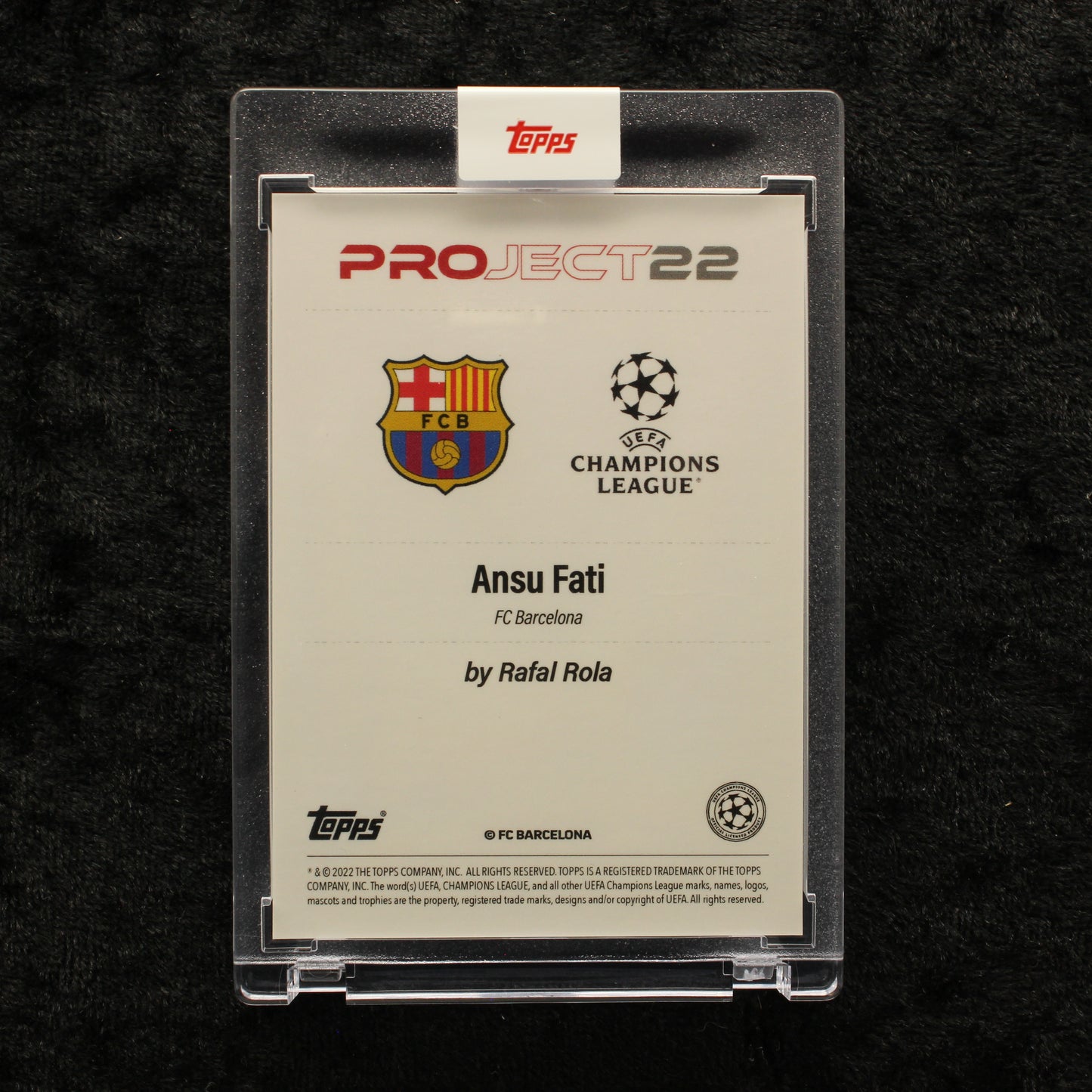 Topps Project 22 - Ansu Fati FC Barcelona by Rafal Rola