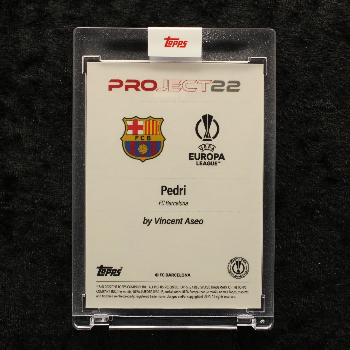 Topps Project 22 - Pedri FC Barcelona by Vincent Aseo