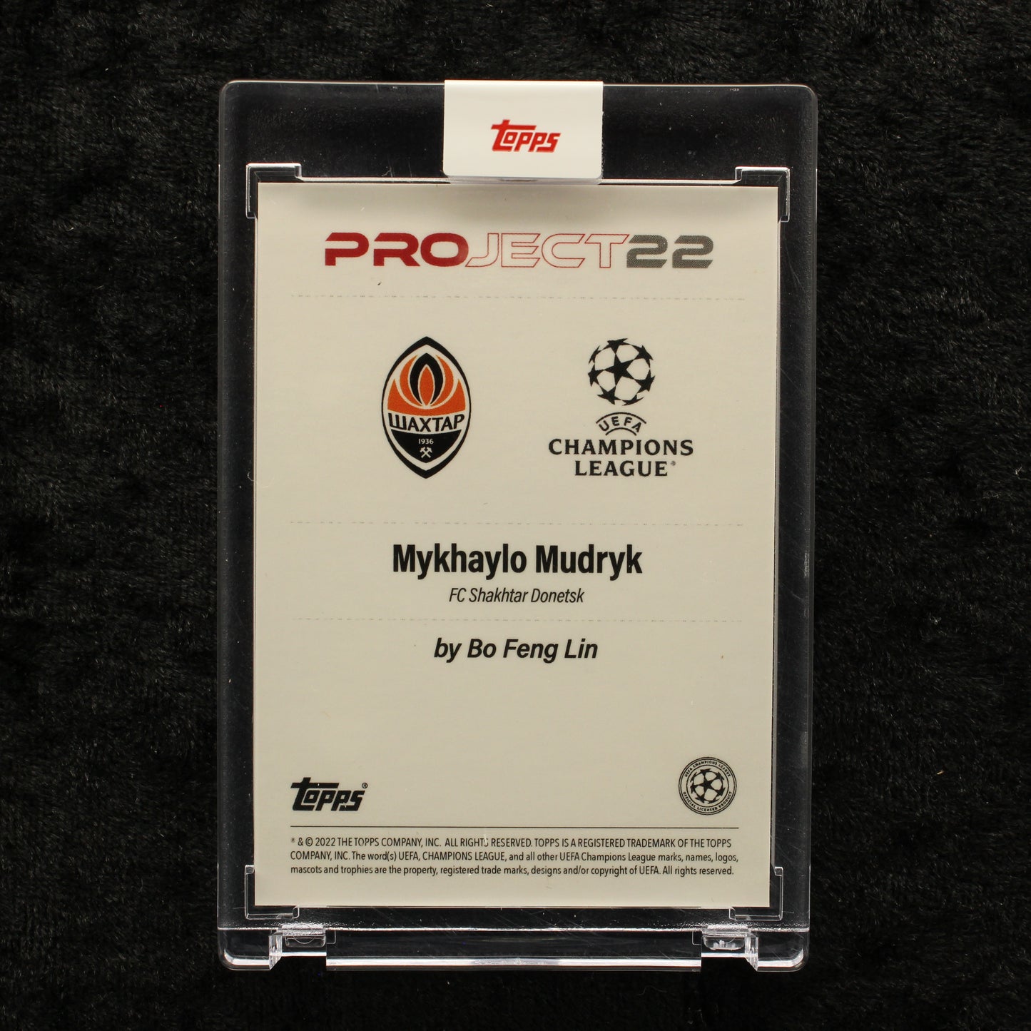 Topps Project 22 - Mykhaylo Mudryk FC Shakhtar Donetsk by Bo Feng Lin
