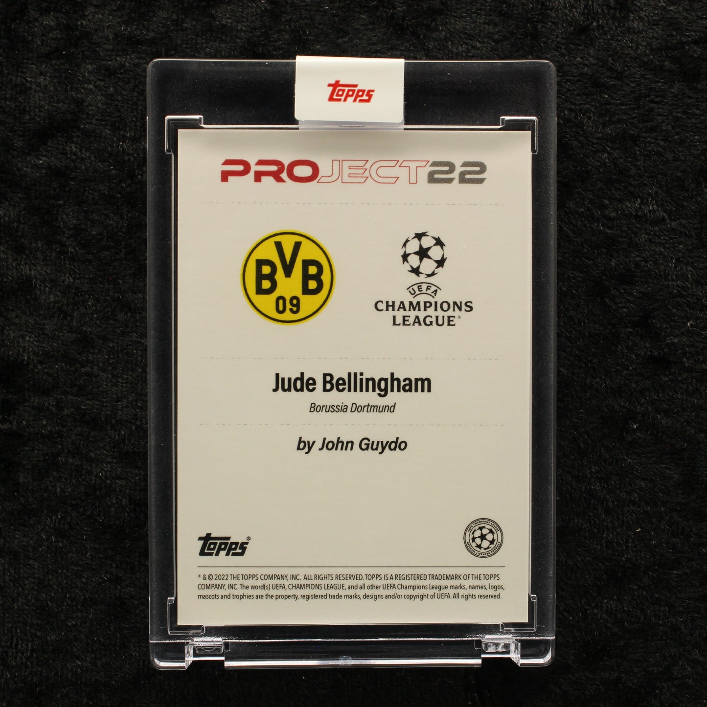Topps Project 22 - Jude Bellingham Borussia Dortmund by John Guydo