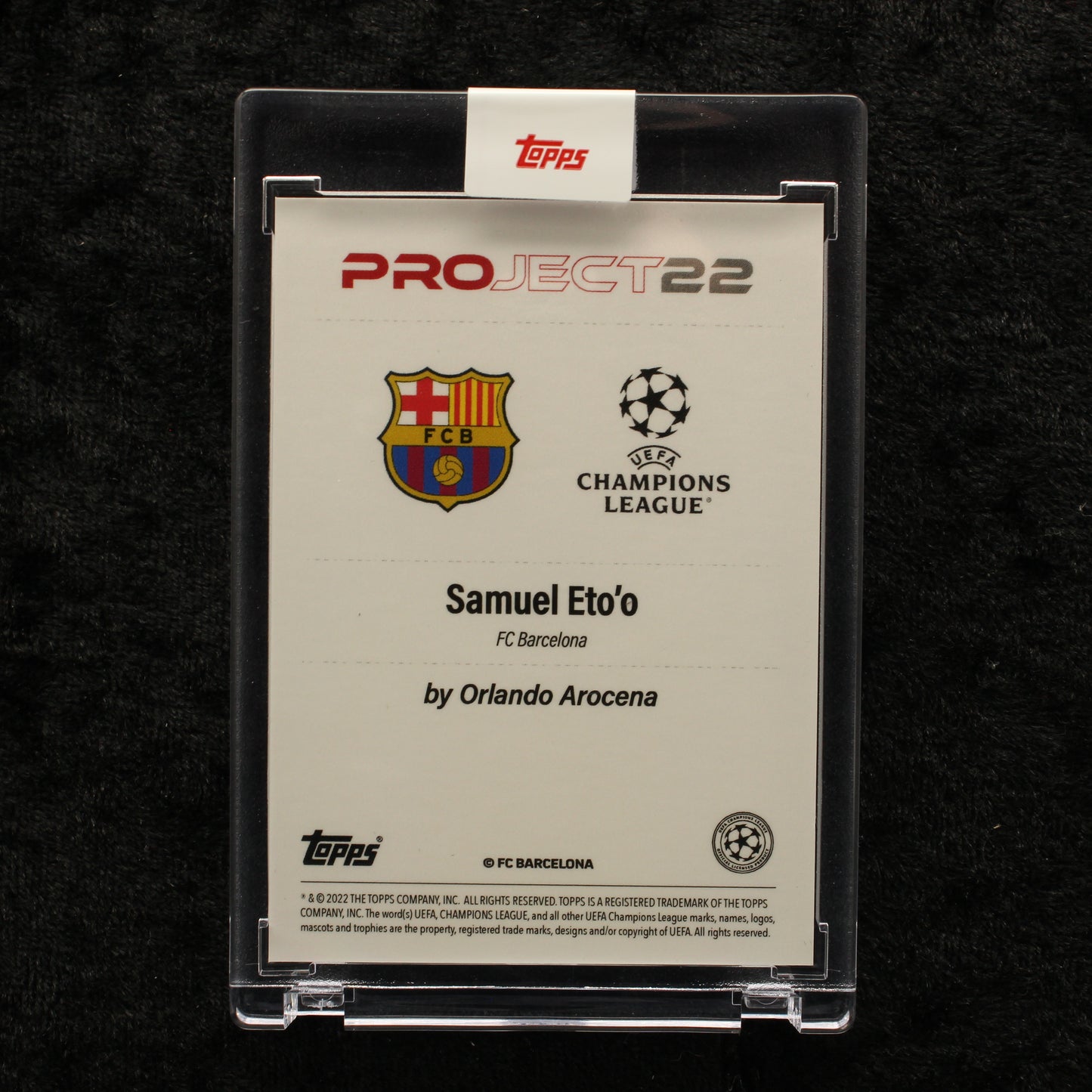 Topps Project 22 - Samuel Eto'o FC Barcelona by Orlando Arocena