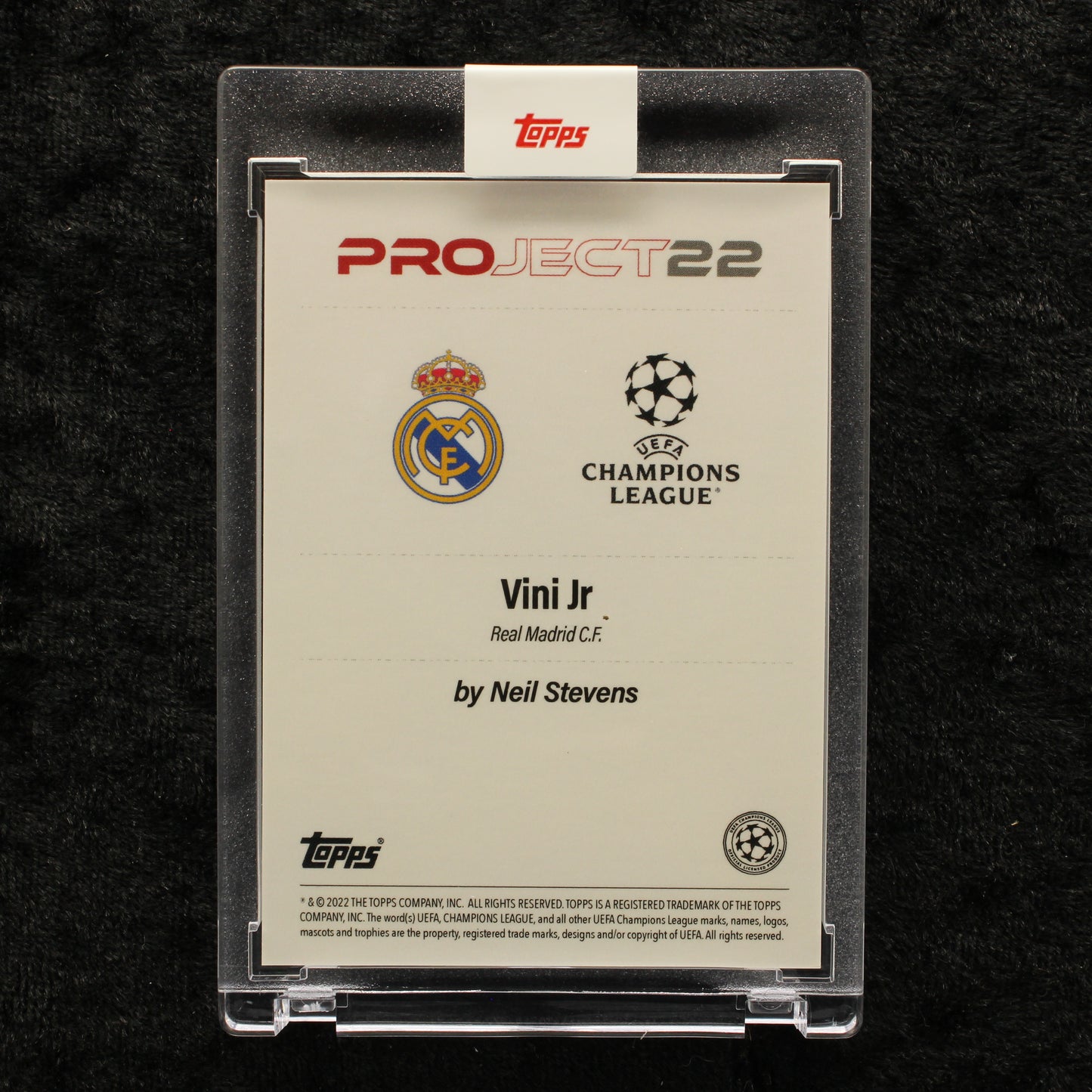 Topps Project 22 - Vini Jr. Real Madrid C.F. by Neil Stevens