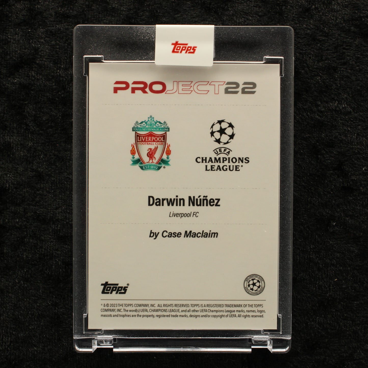 Topps Project 22 - Darwin Nunez Liverpool FC by Case Maclaim