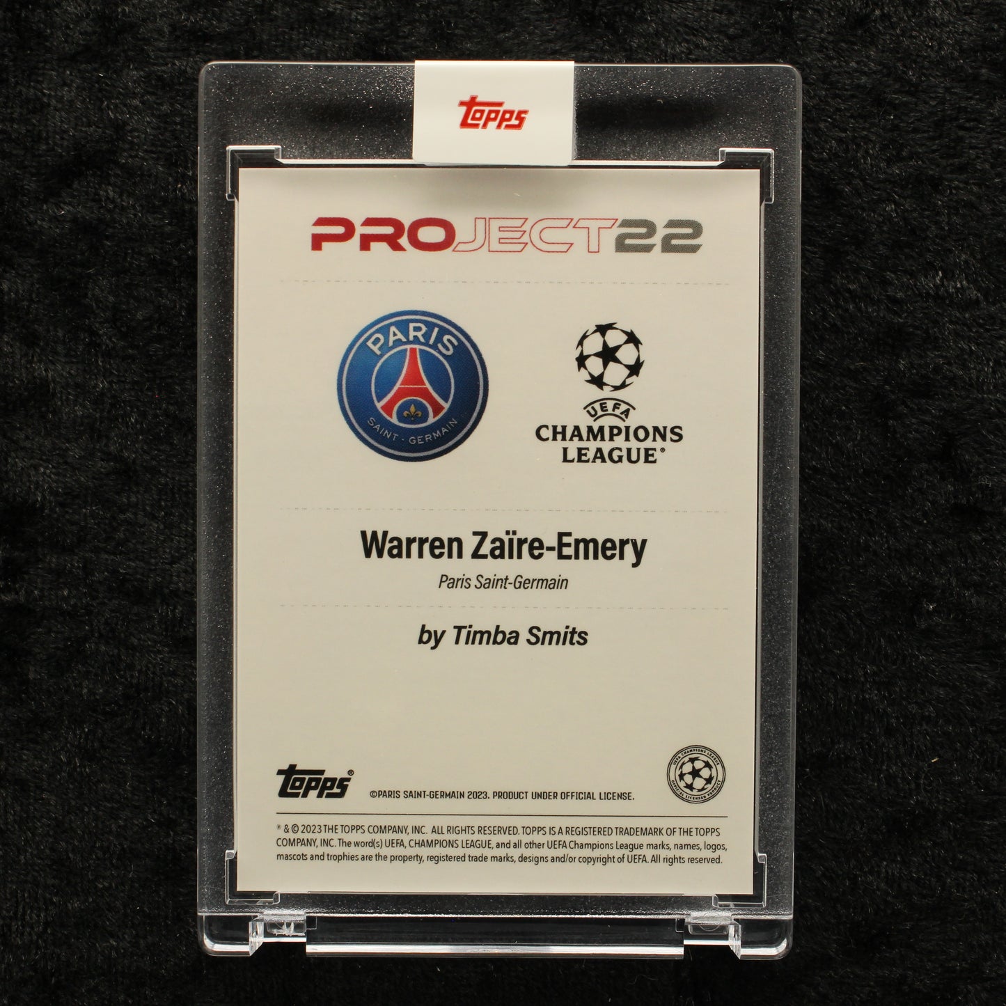 Topps Project 22 - Warren Zaire-Emery Paris Saint-Germain by Timba Smits
