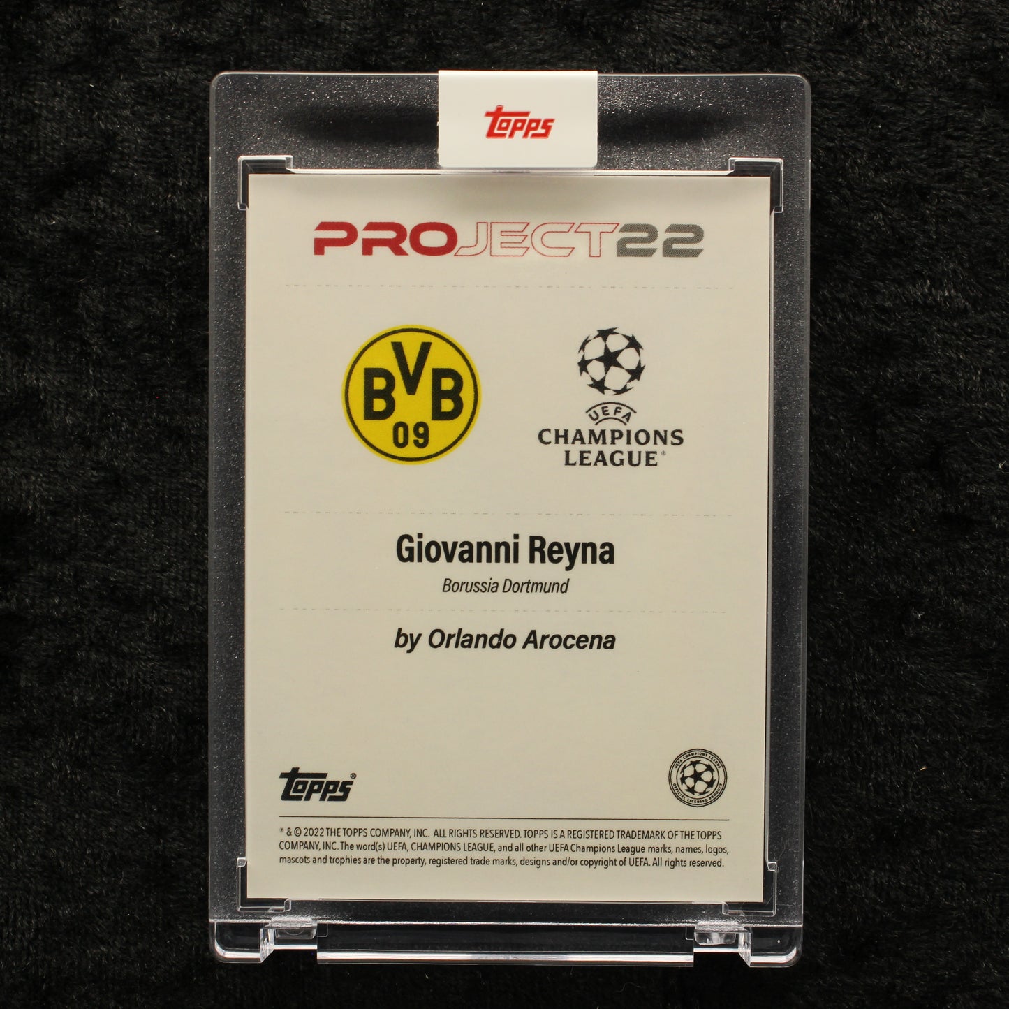 Topps Project 22 - Giovanni Reyna Borussia Dortmund by Orlando Arocena