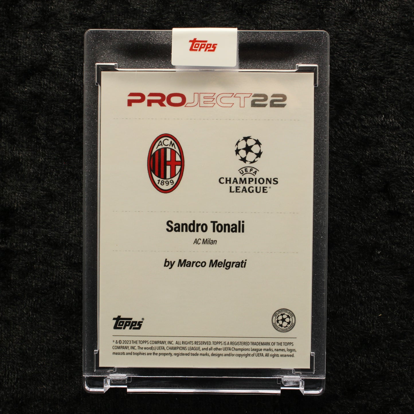 Topps Project 22 - Sandro Tonali AC Milan by Marco Melgrati