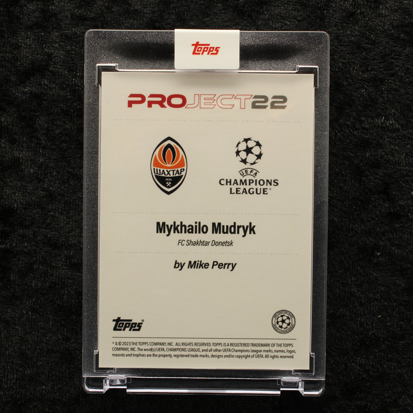 Topps Project 22 - Mykhailo Mudryk FC Shakhtar Donetsk by Mike Perry