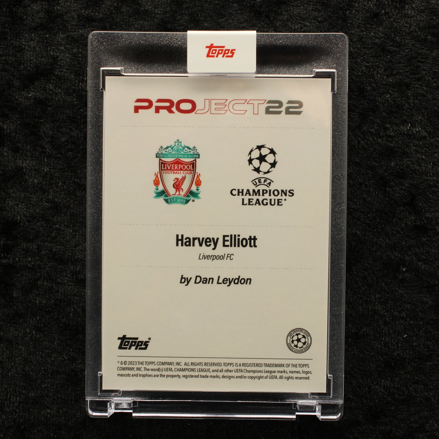 Topps Project 22 - Harvey Elliott Liverpool FC by Dan Leydon