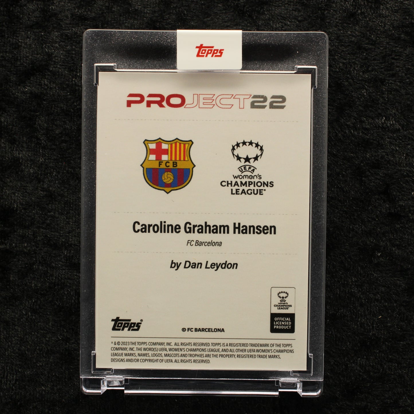 Topps Project 22 - Caroline Graham Hansen FC Barcelona by Dan Leydon