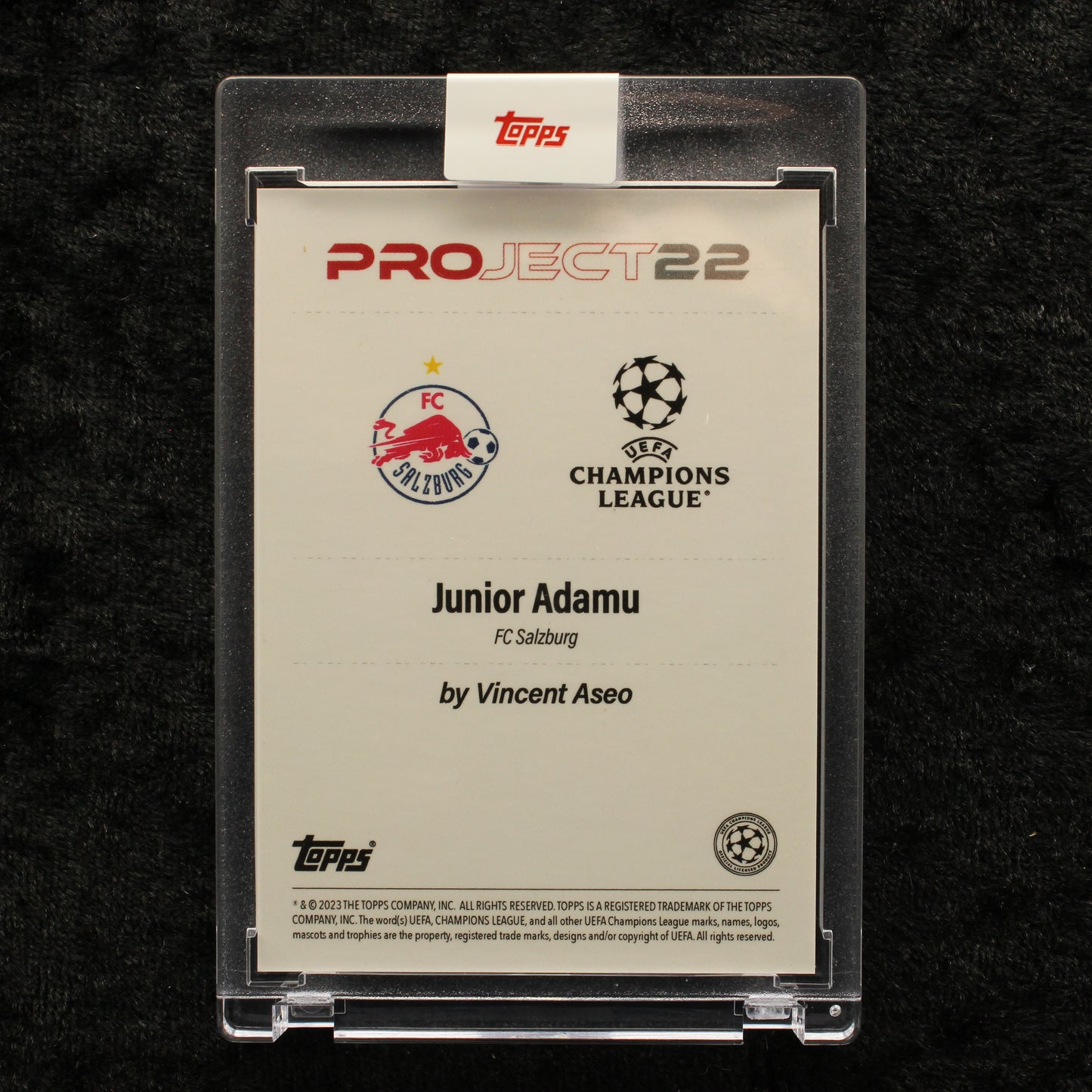 Topps Project 22 - Junior Adamu FC Salzburg by Vincent Aseo