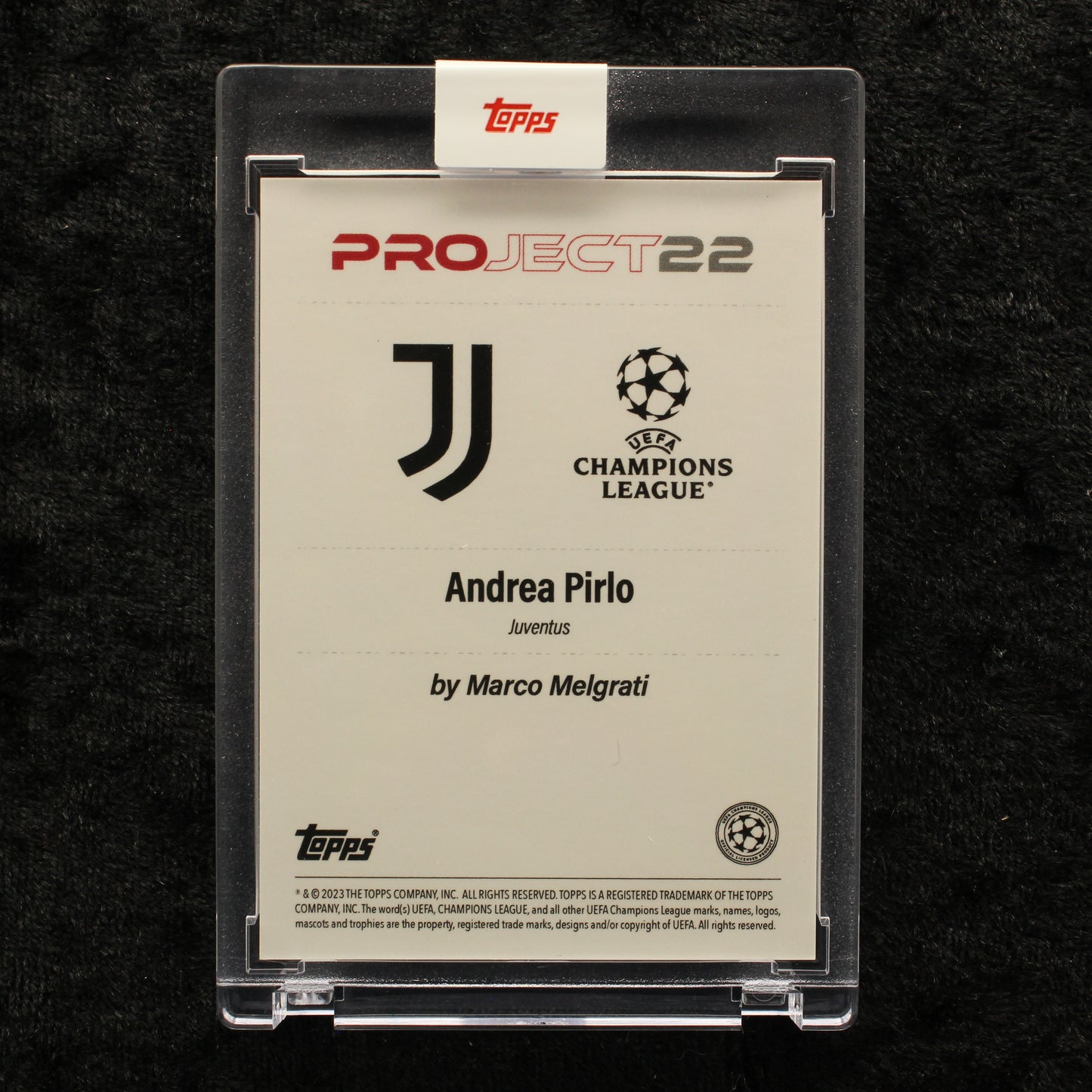 Topps Project 22 - Andrea Pirlo Juventus by Marco Melgrati