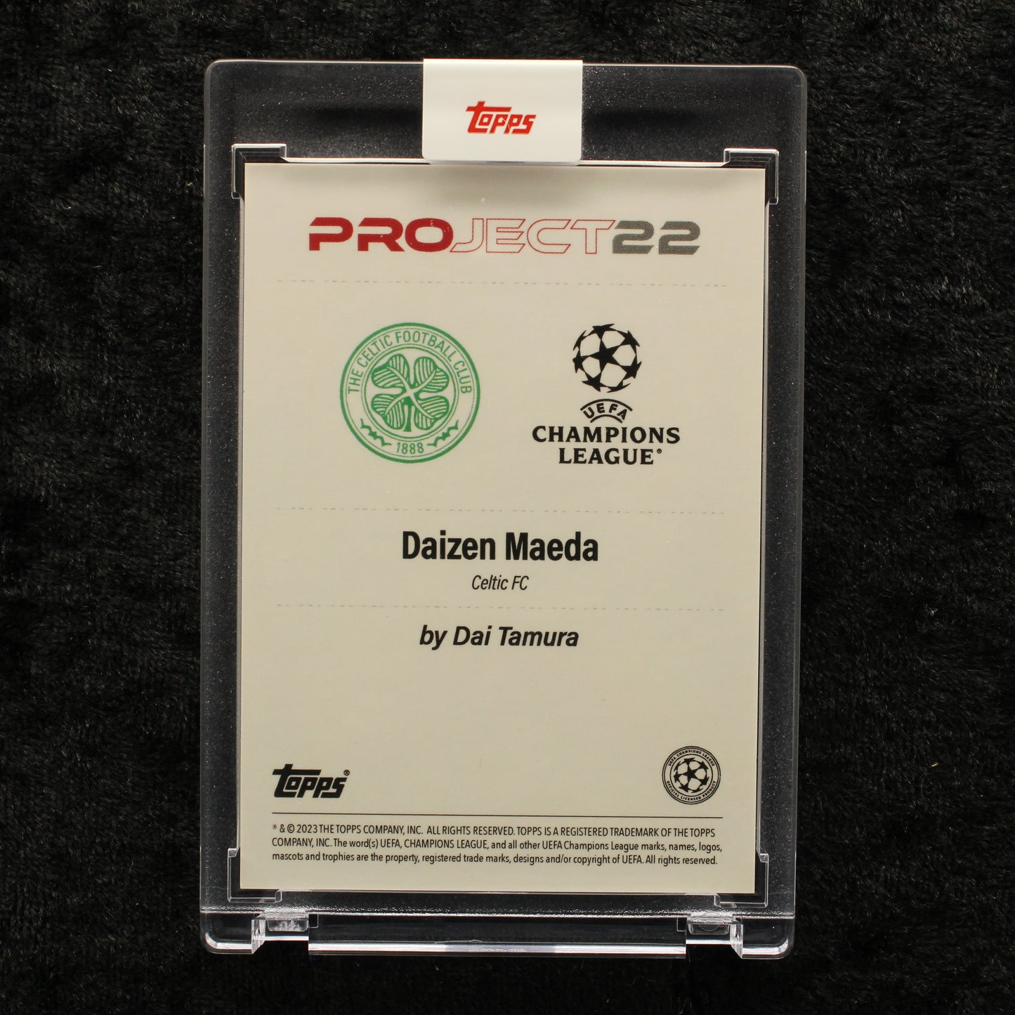 Topps Project 22 - Daizen Maeda Celtic FC by Dai Tamura
