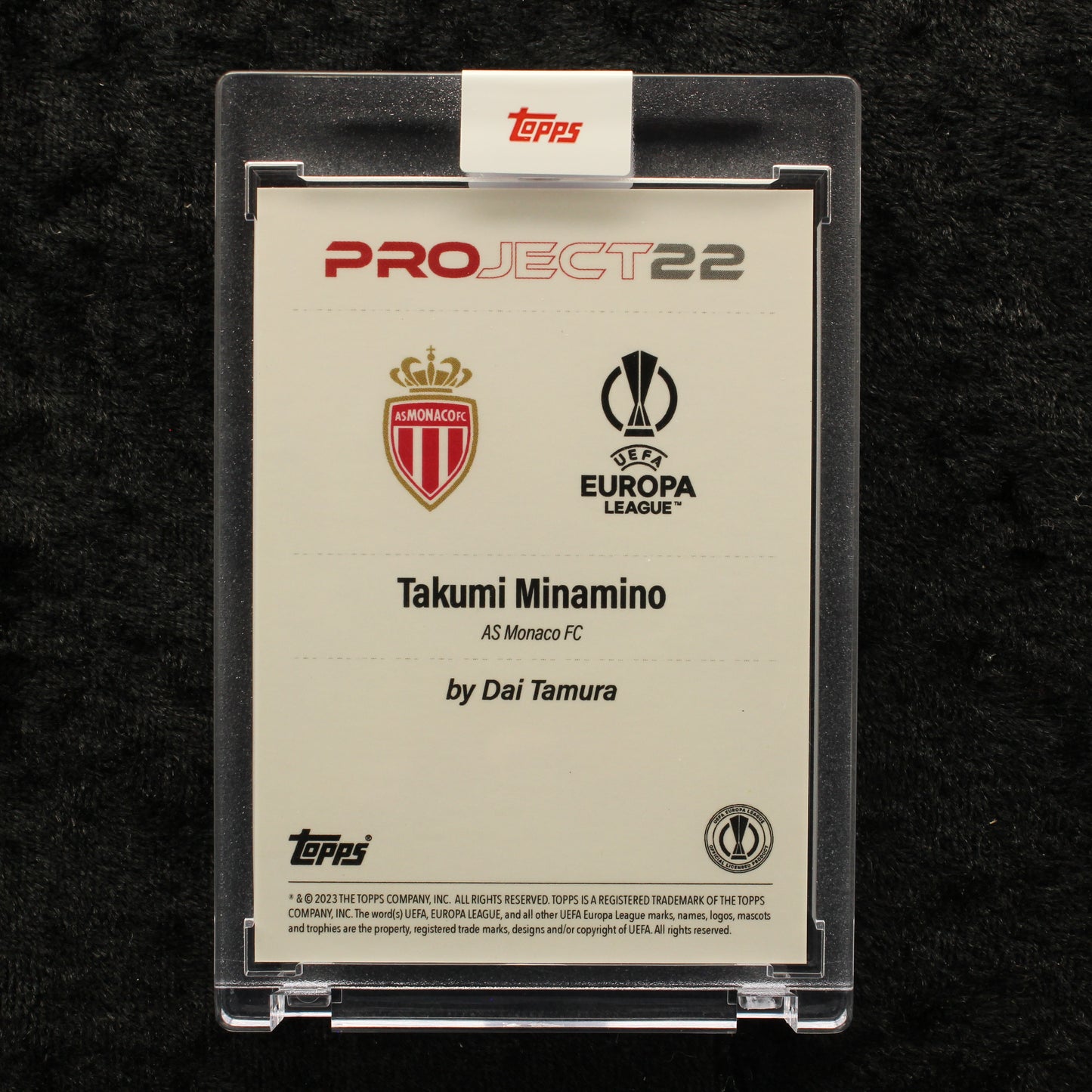 Topps Project 22 - Takumi Minamino AS Monaco FC by Dai Tamura