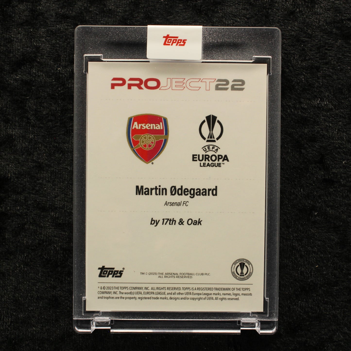 Topps Project 22 - Martin Odegaard Arsenal FC by 17th & Oak