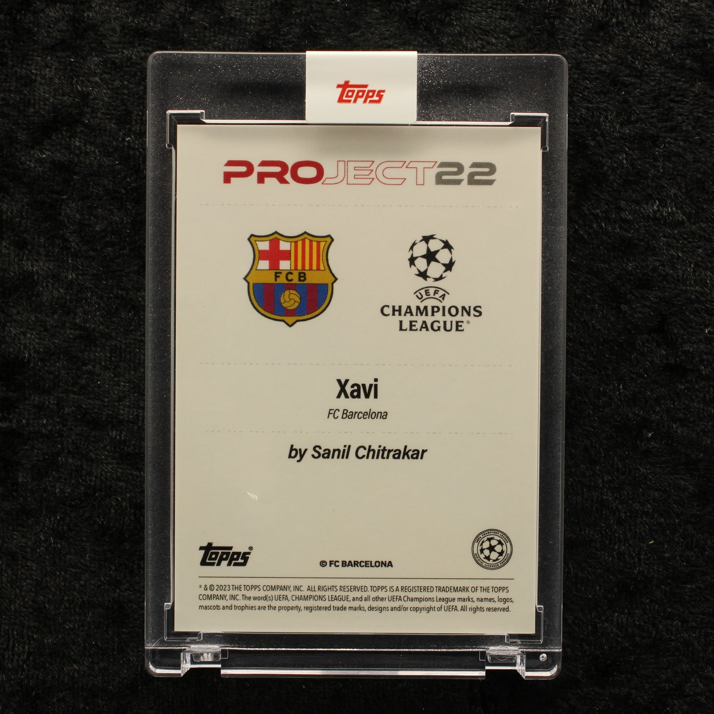 Topps Project 22 - Xavi FC Barcelona by Sanil Chitrakar