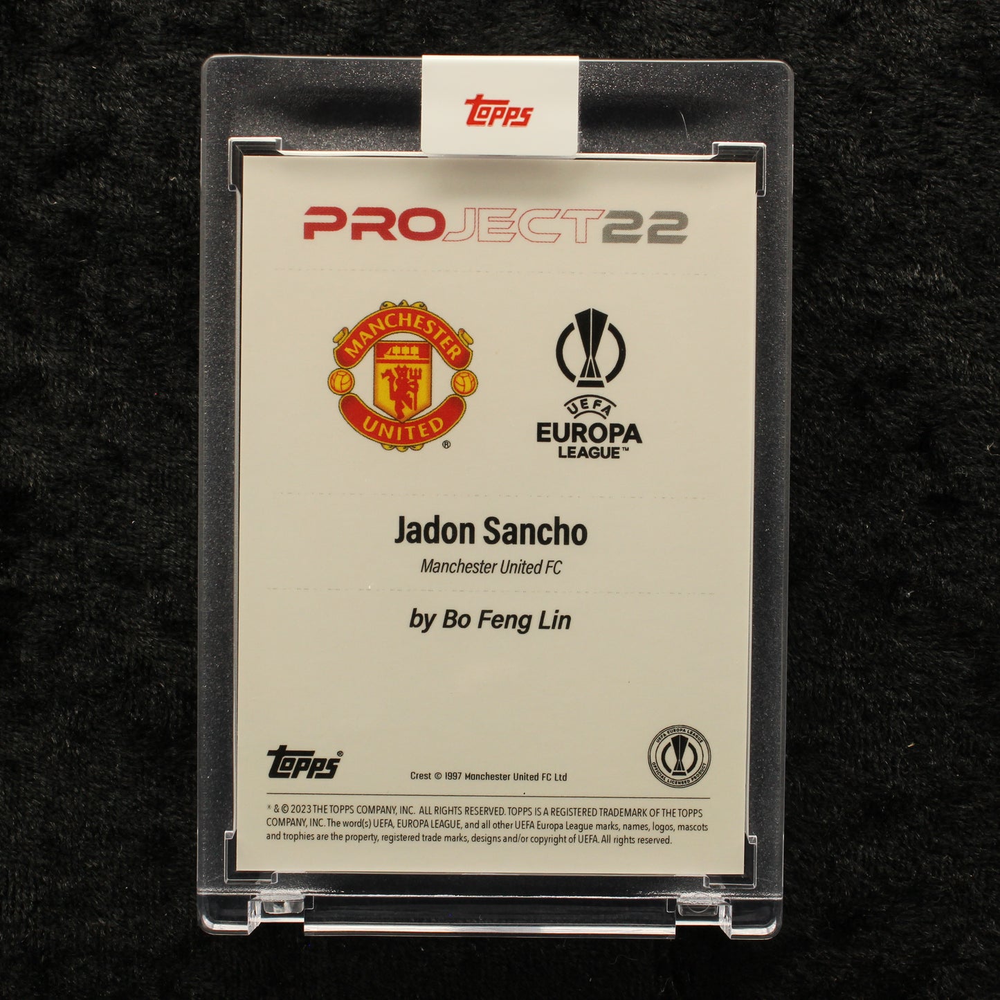 Topps Project 22 - Jadon Sancho Manchester United FC by Bo Feng Lin