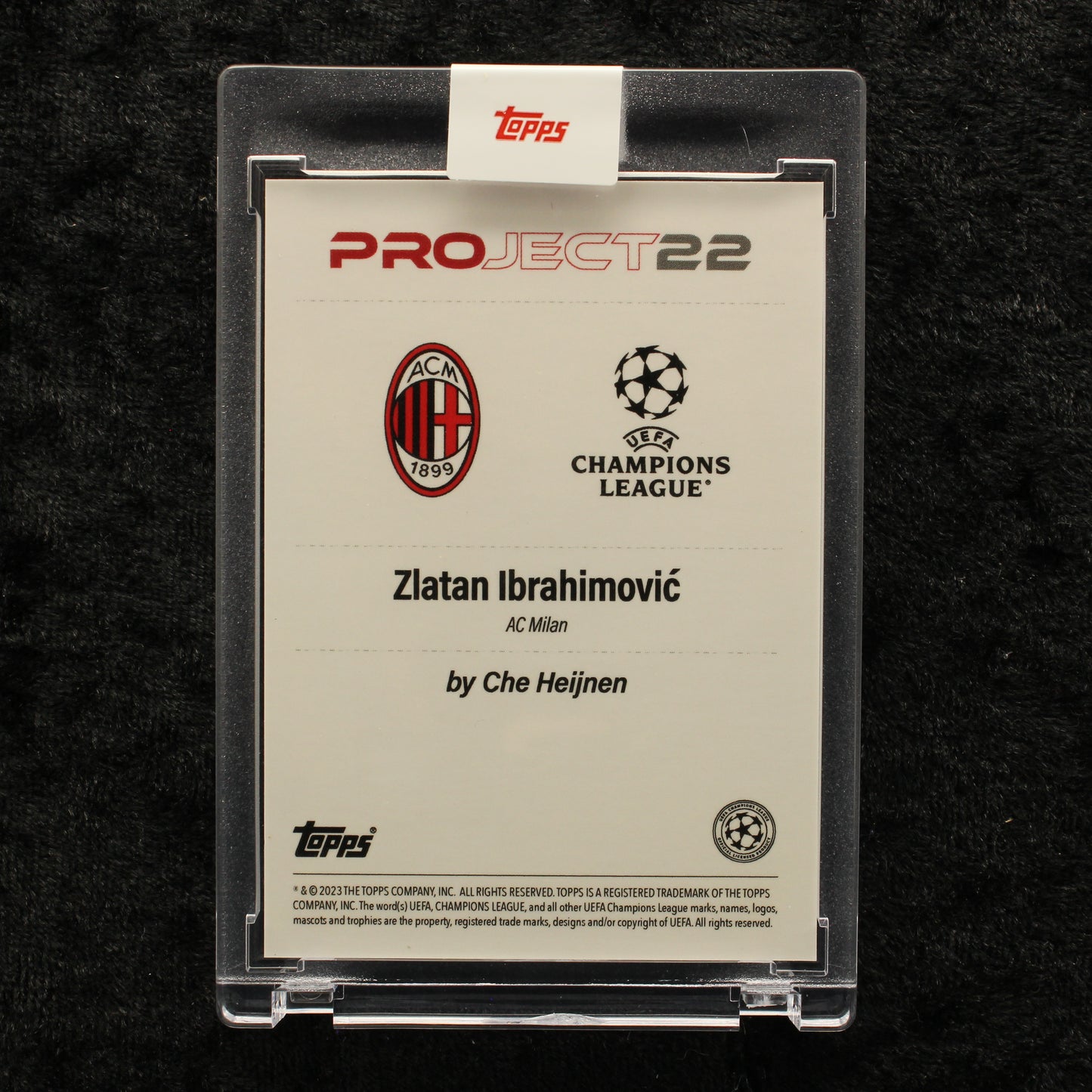 Topps Project 22 - Zlatan Ibrahimovic AC Milan by Che Heijnen