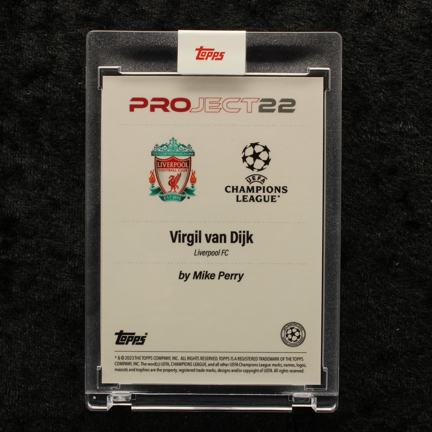 Topps Project 22 - Virgil van Dijk Liverpool FC by Mike Perry