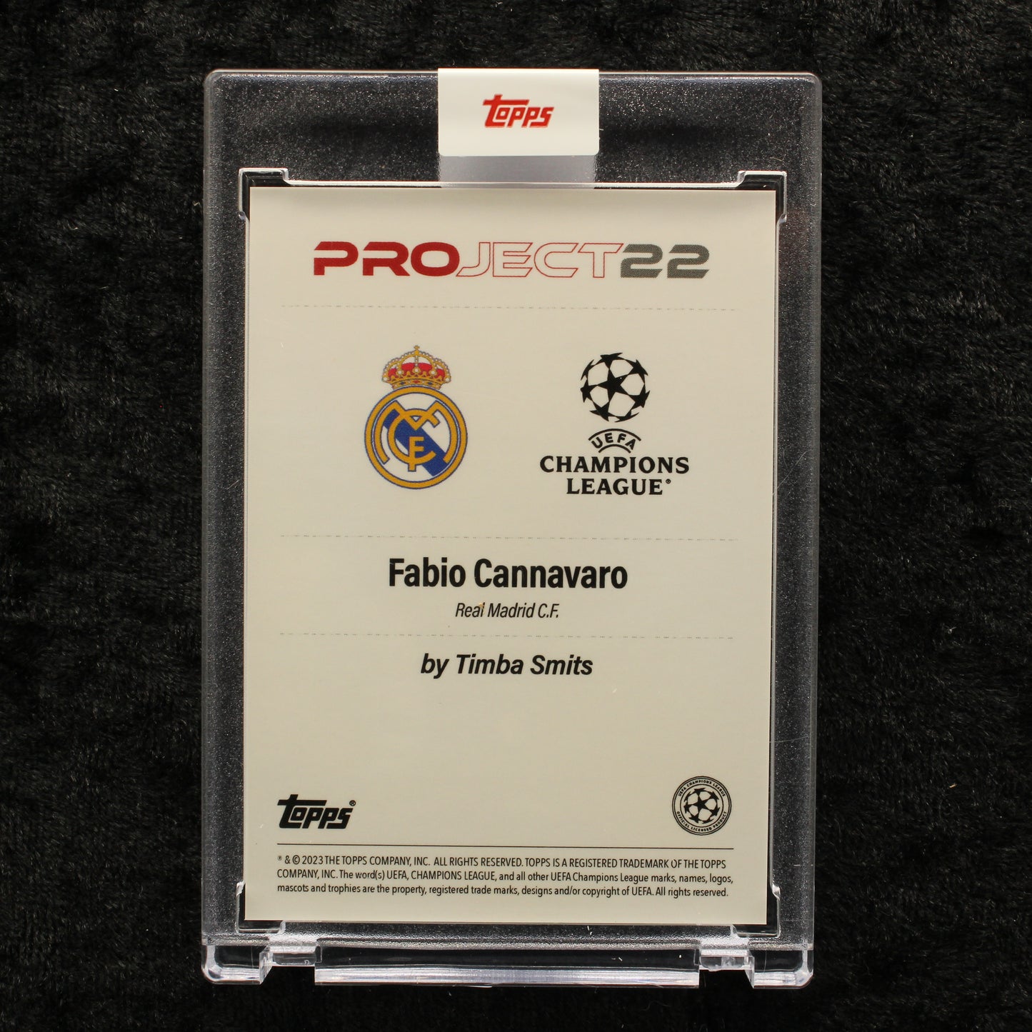 Topps Project 22 - Fabio Cannavaro Real Madrid C.F. by Timba Smits