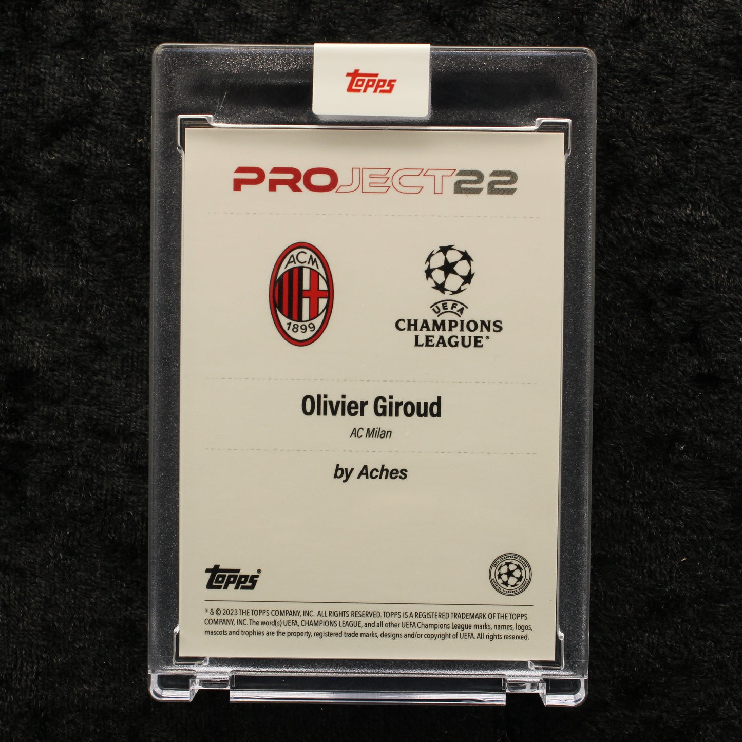 Topps Project 22 - Olivier Giroud AC Milan by Aches
