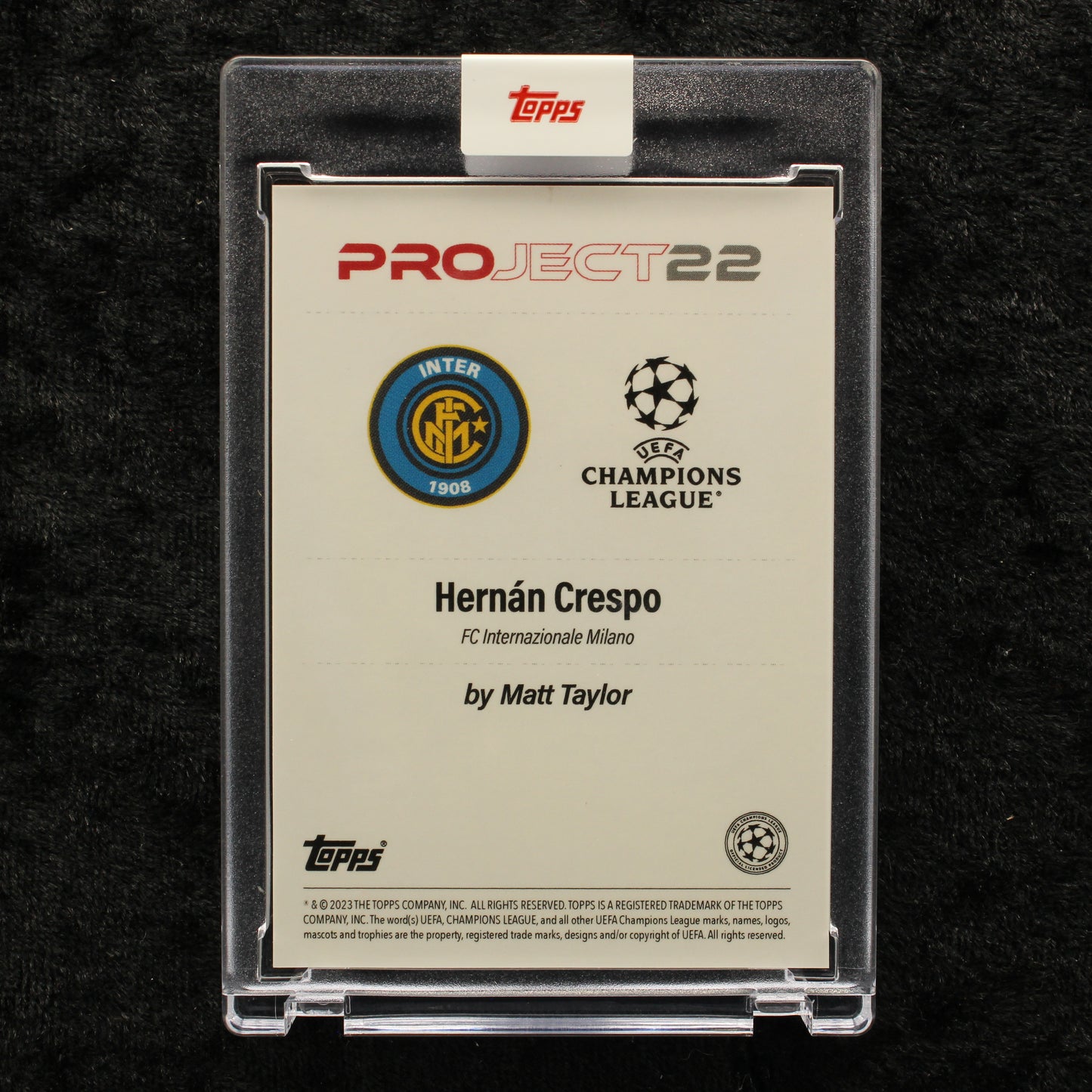 Topps Project 22 - Hernán Crespo FC Internazionale Milano by Matt Taylor