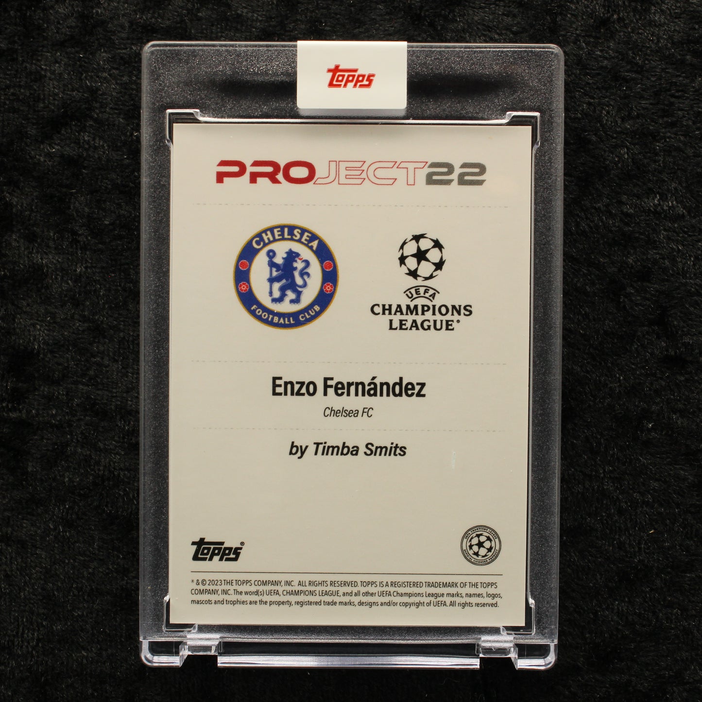 Topps Project 22 - Enzo Fernández Chelsea FC by Timba Smits