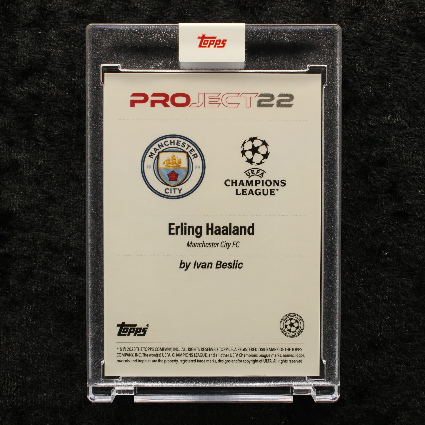 Topps Project 22 - Erling Haaland Manchester City FC by Ivan Beslic