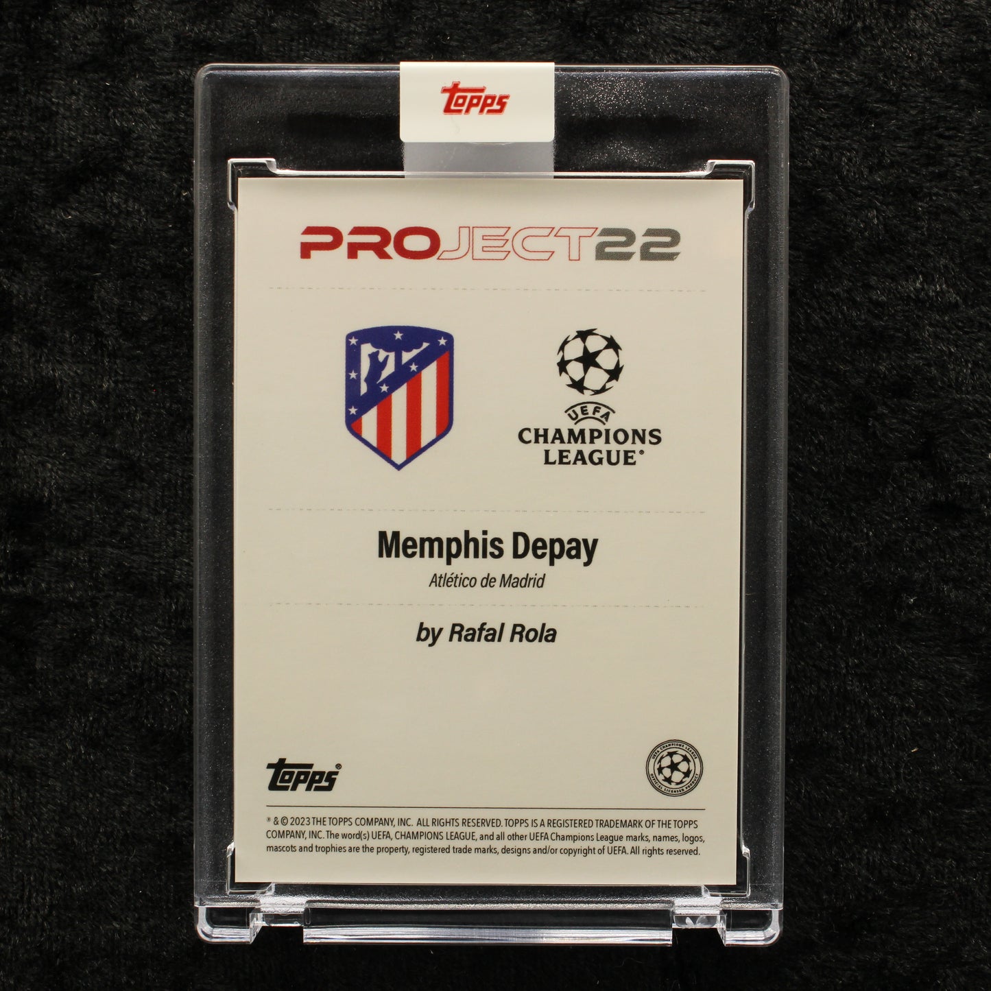 Topps Project 22 - Memphis Depay Atletico de Madrid by Rafal Rola