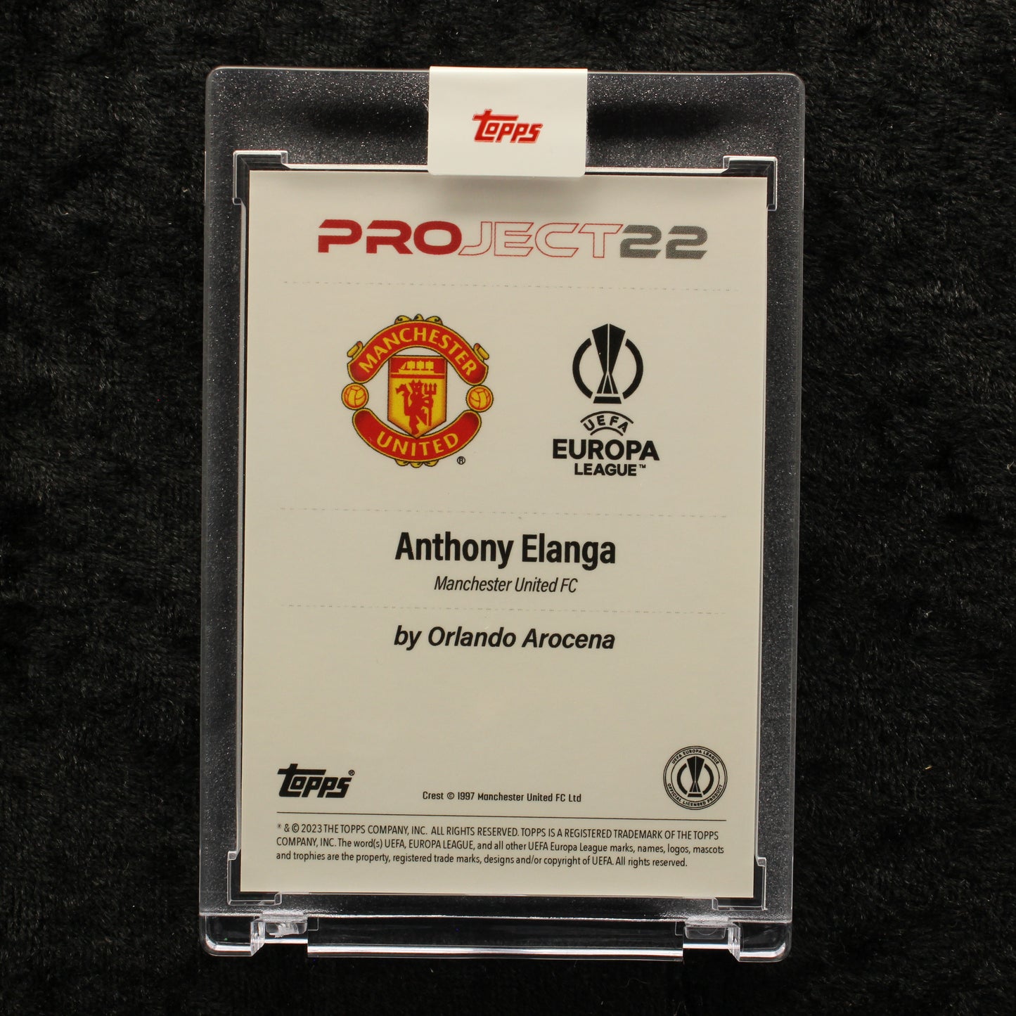 Topps Project 22 - Anthony Elanga Manchester United FC by Orlando Arocena