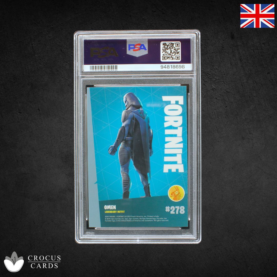Panini Fortnite Series 1 - Omen #278 Crystal Shard - PSA 9
