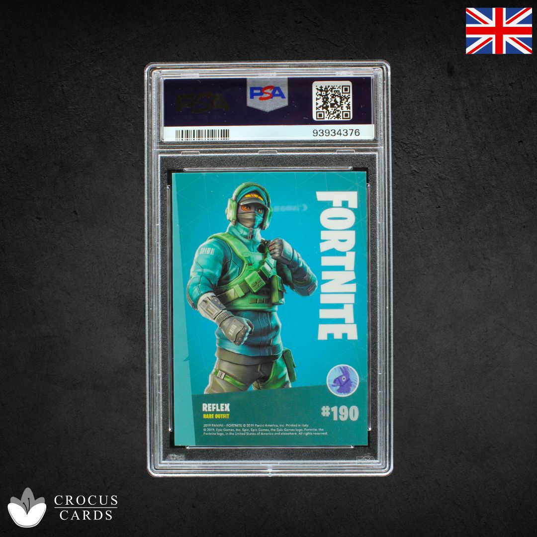Panini Fortnite Série 1 - Réflexe n° 190 Éclat de cristal - PSA 9