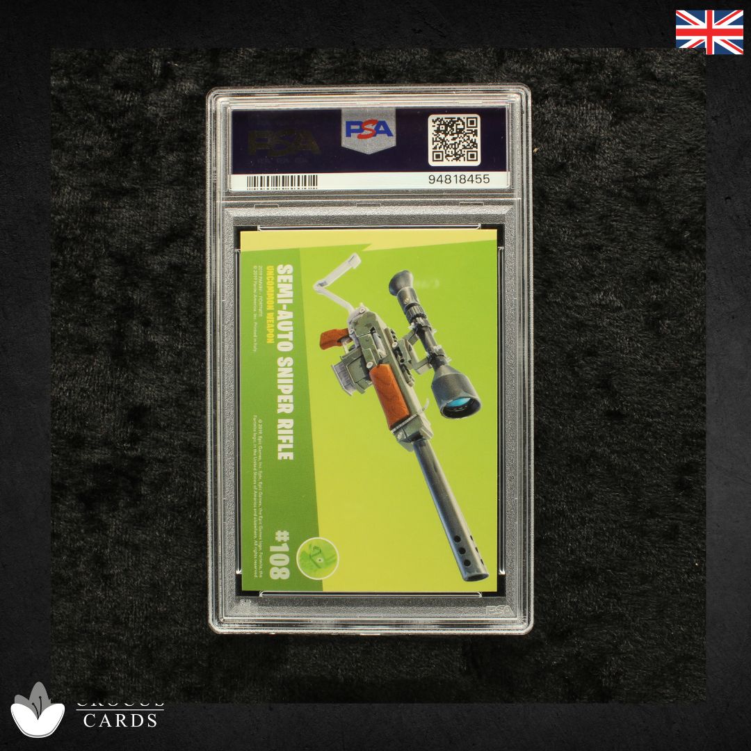 Panini Fortnite Series 1 - Semi-Auto Sniper Rifle #108 Crystal Shard - PSA 9